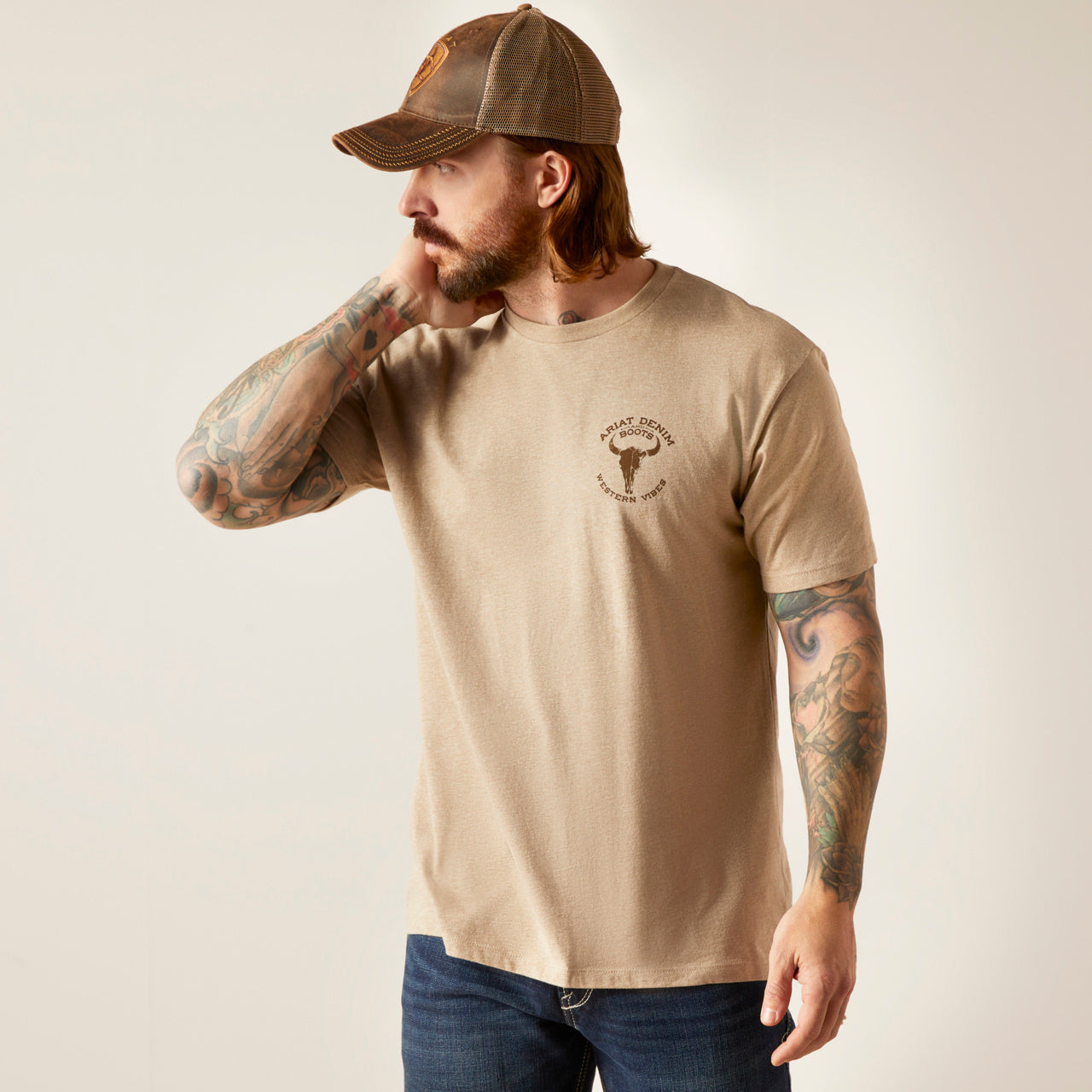 Ariat Bison Skull Tee (7613)