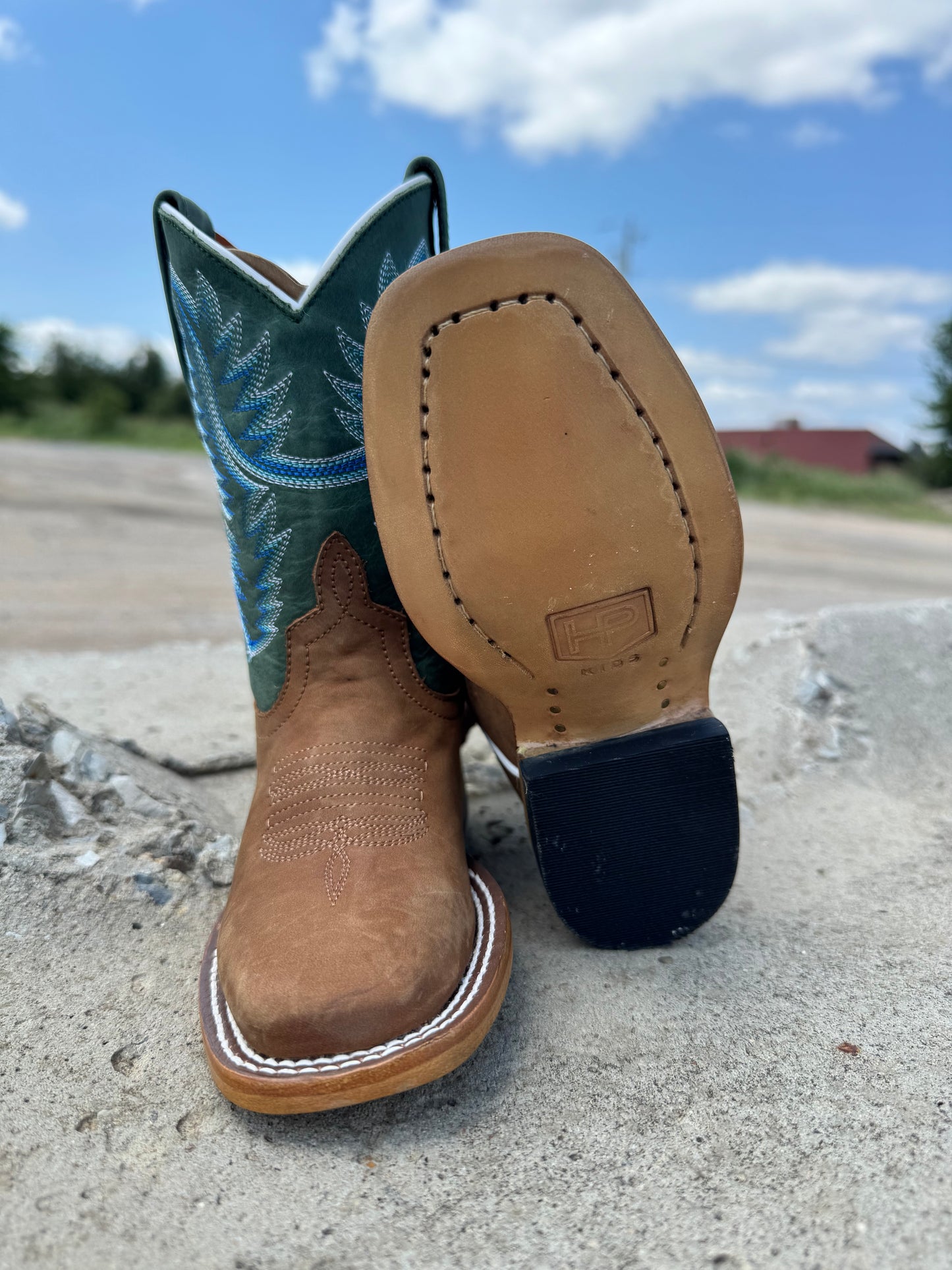 Kids Green Up Boots (HPK8078)