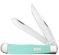 Smooth Seafoam Green G-10 Trapper (18100)