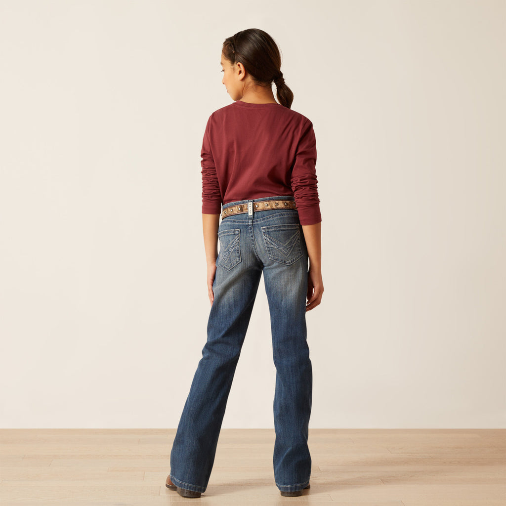 Ariat Girls Clover Boot Cut Jeans (7321)