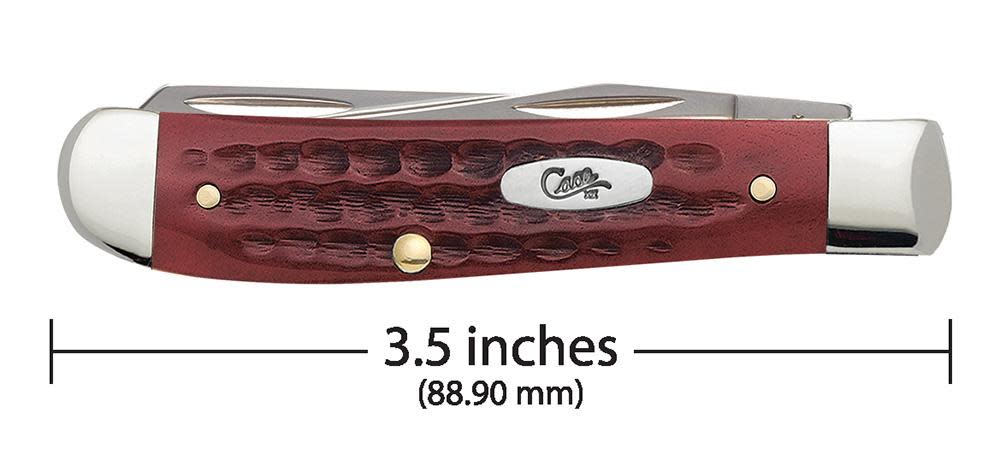 Pocket Worn® Corn Cob Jig Old Red Bone Mini Trapper