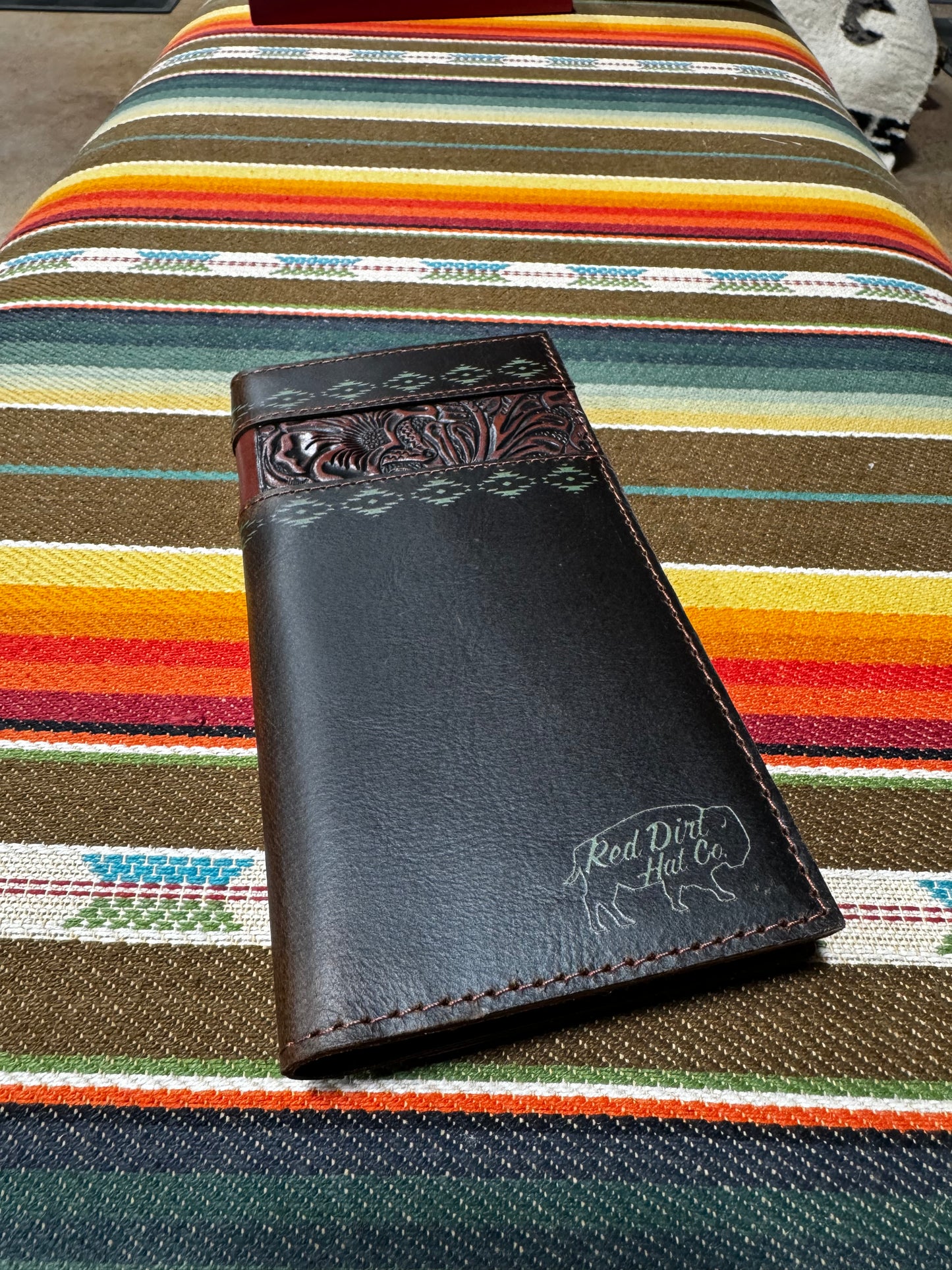 Red Dirt Hat Green Aztec Rodeo Wallet (76w3)