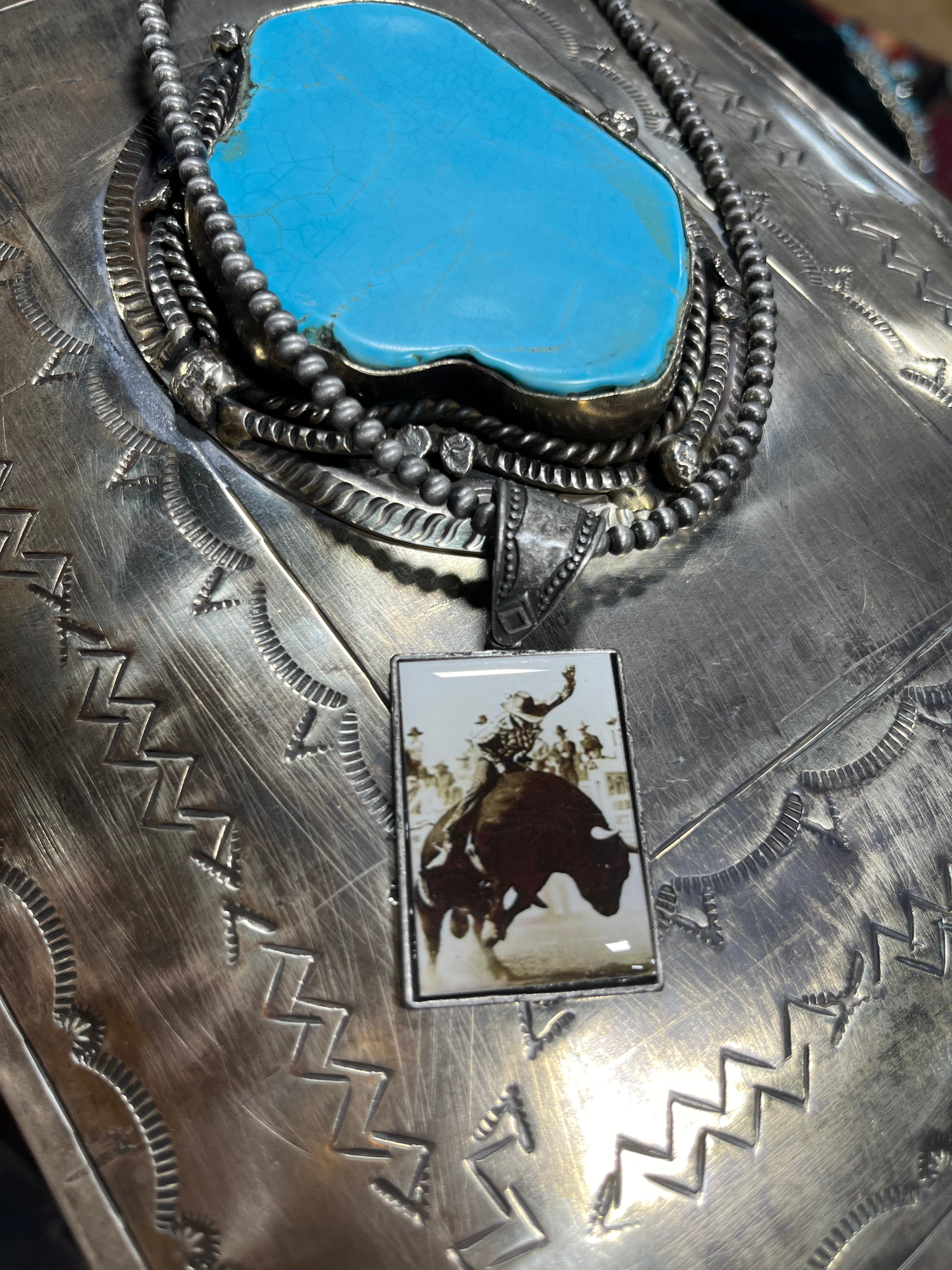 Old Timey Picture Frame Necklaces