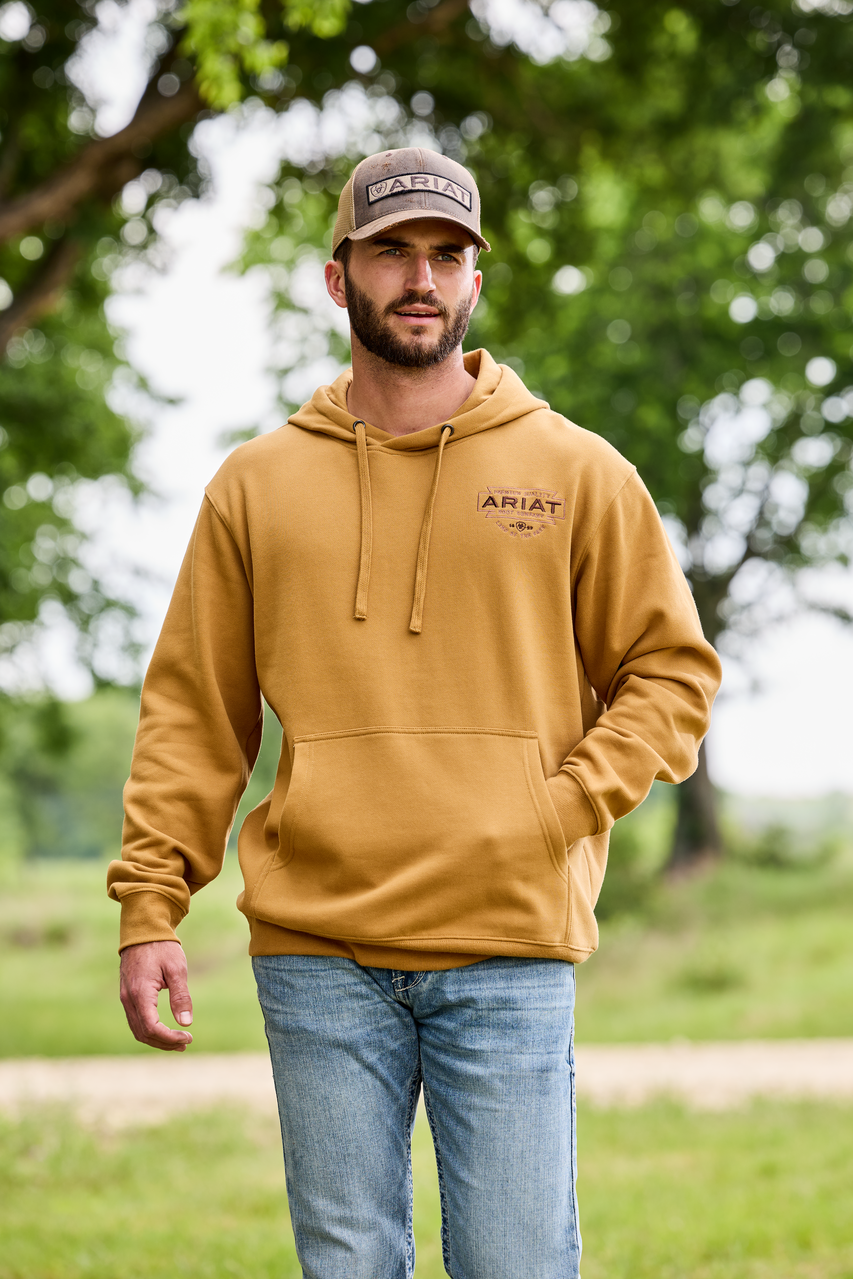 Men’s Ariat Simple Buckle Hoodie (2495)