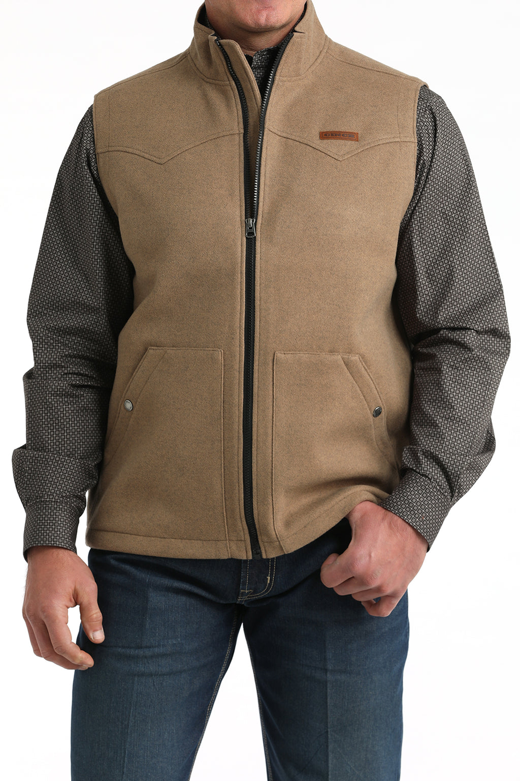 Men’s Cinch Khaki Vest