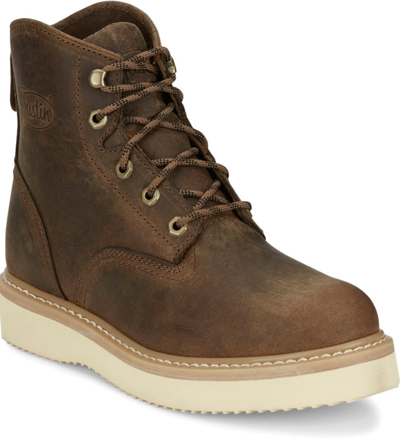 Justin Maxwell Water Buffalo Lace Up (OW708)