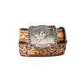 Boys 3D Sunburst Calf Hair Belt (3602)