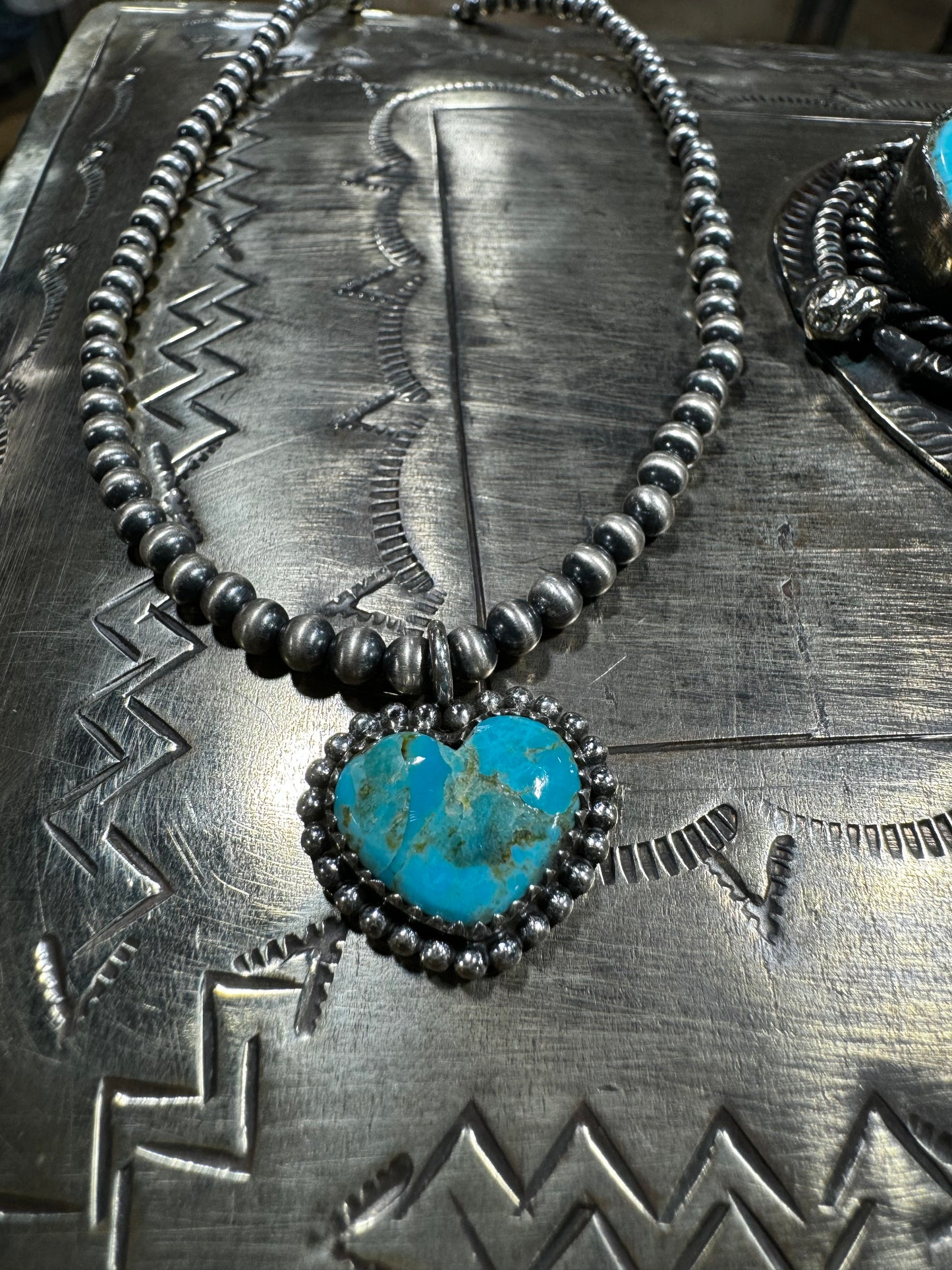 Turquoise Heart Necklace