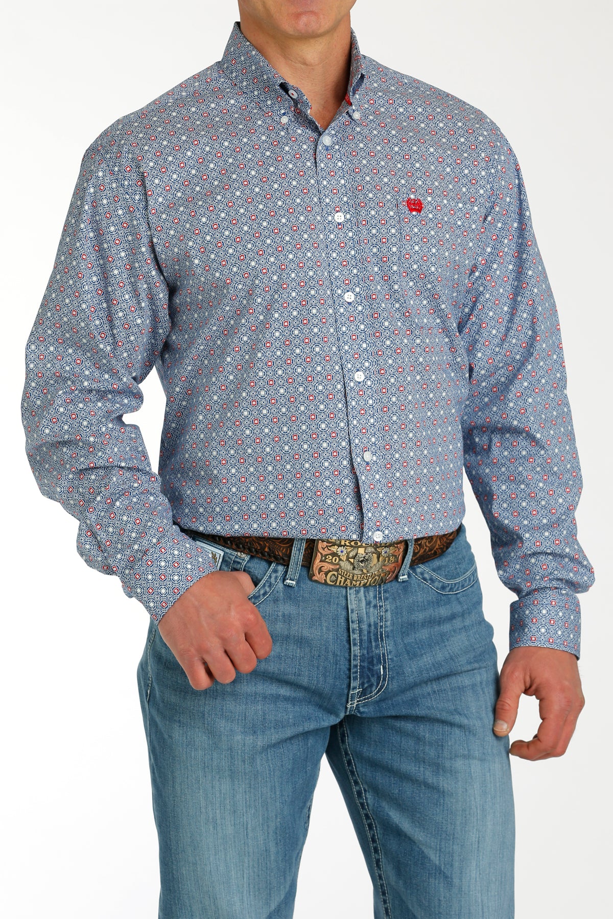 Cinch Men’s Red/White/Blue