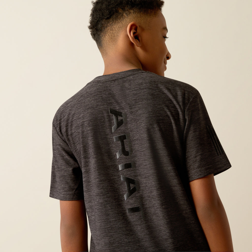 Boys AriatTEK Black Tee