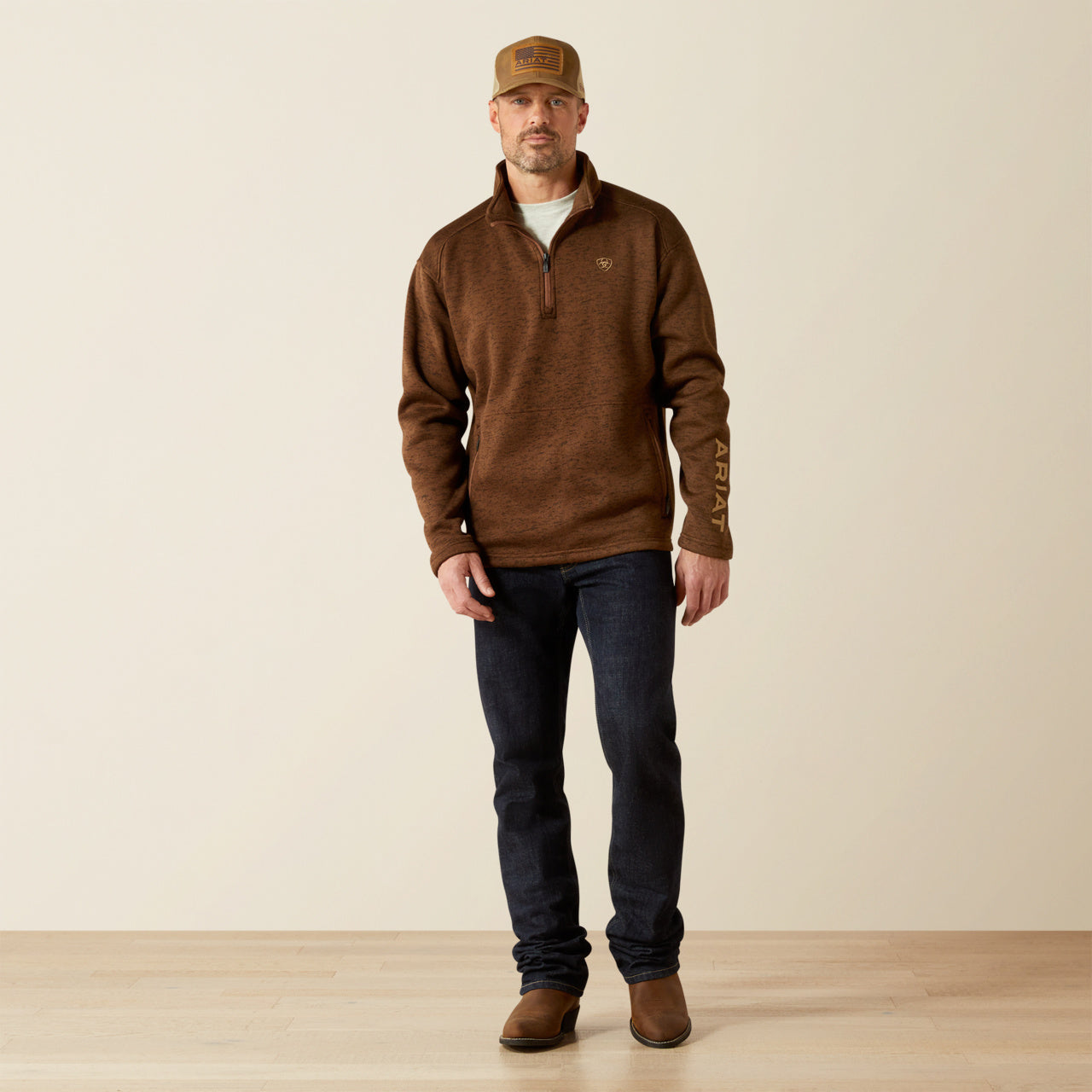 Ariat Men’s Caldwell Brown Pullover