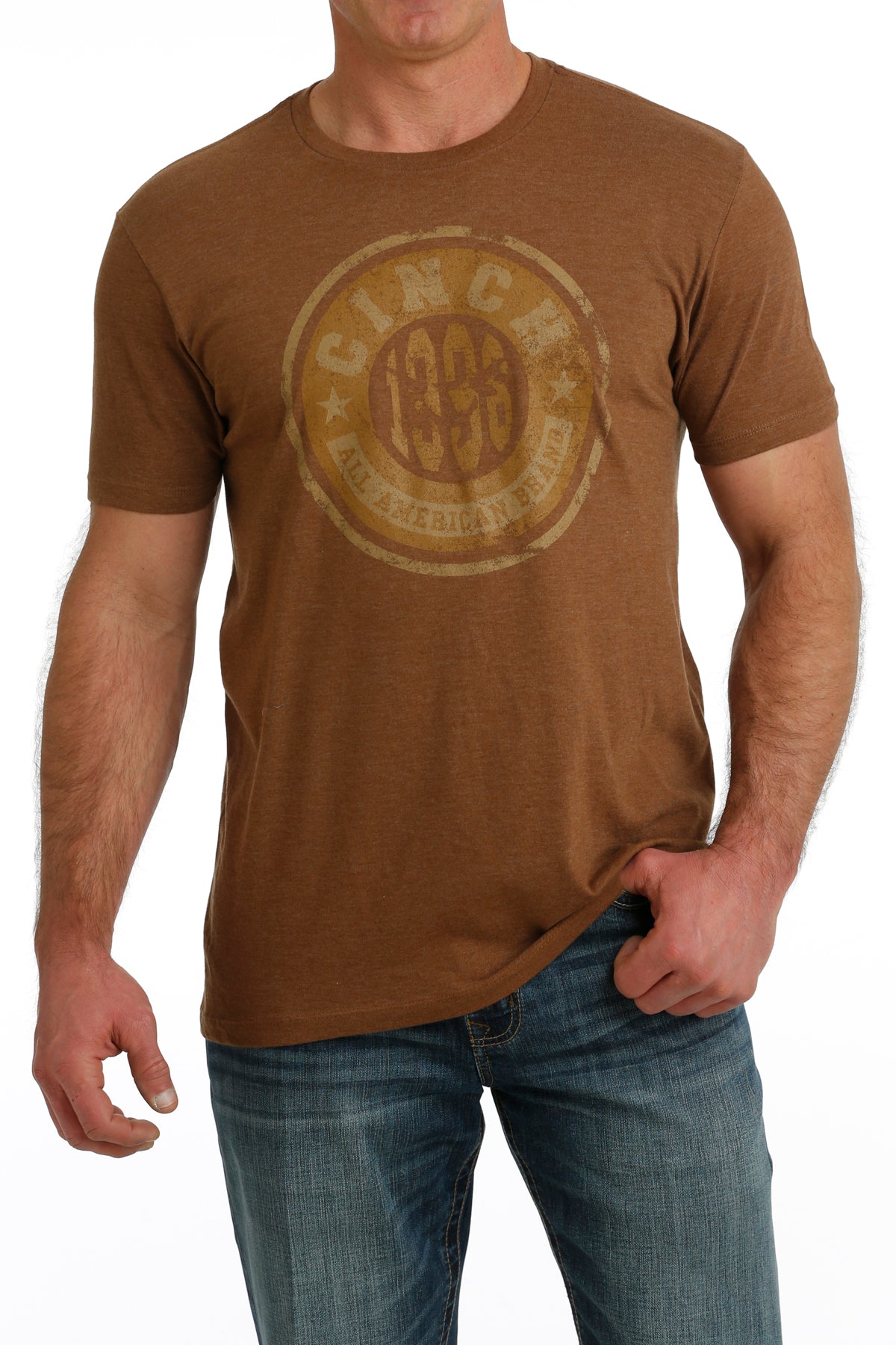 Men’s Brown Cinch Shirt (0615)