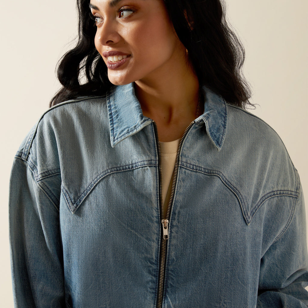 Cheyenne Denim Bomber Jacket (5931)