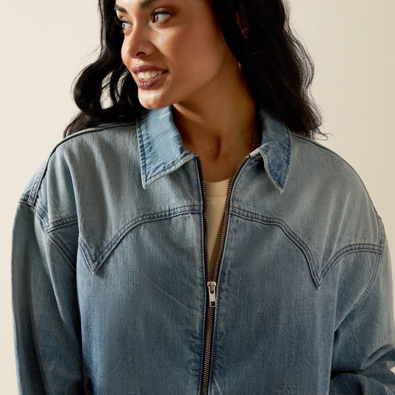 Cheyenne Denim Bomber Jacket (5931)