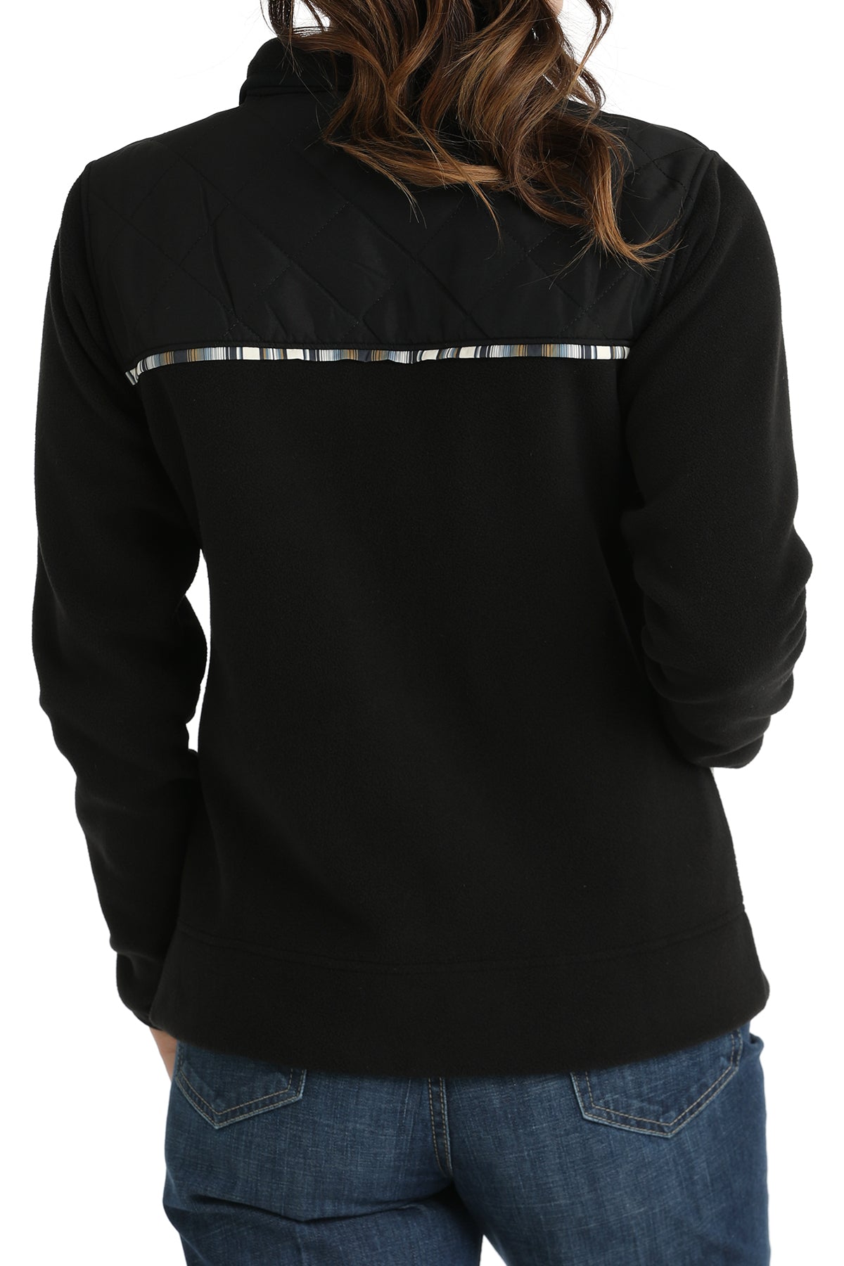 Women’s Black Fleece Jacket (8001)