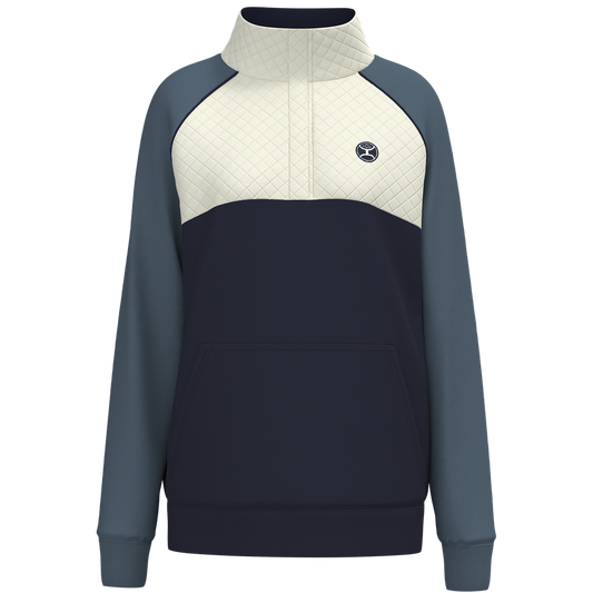 Ladie’s Navy/White Pullover