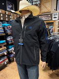 Men’s Cinch Solid Black Navy Logo