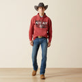 Ariat Men’s Brick Red Hoodie (2494)