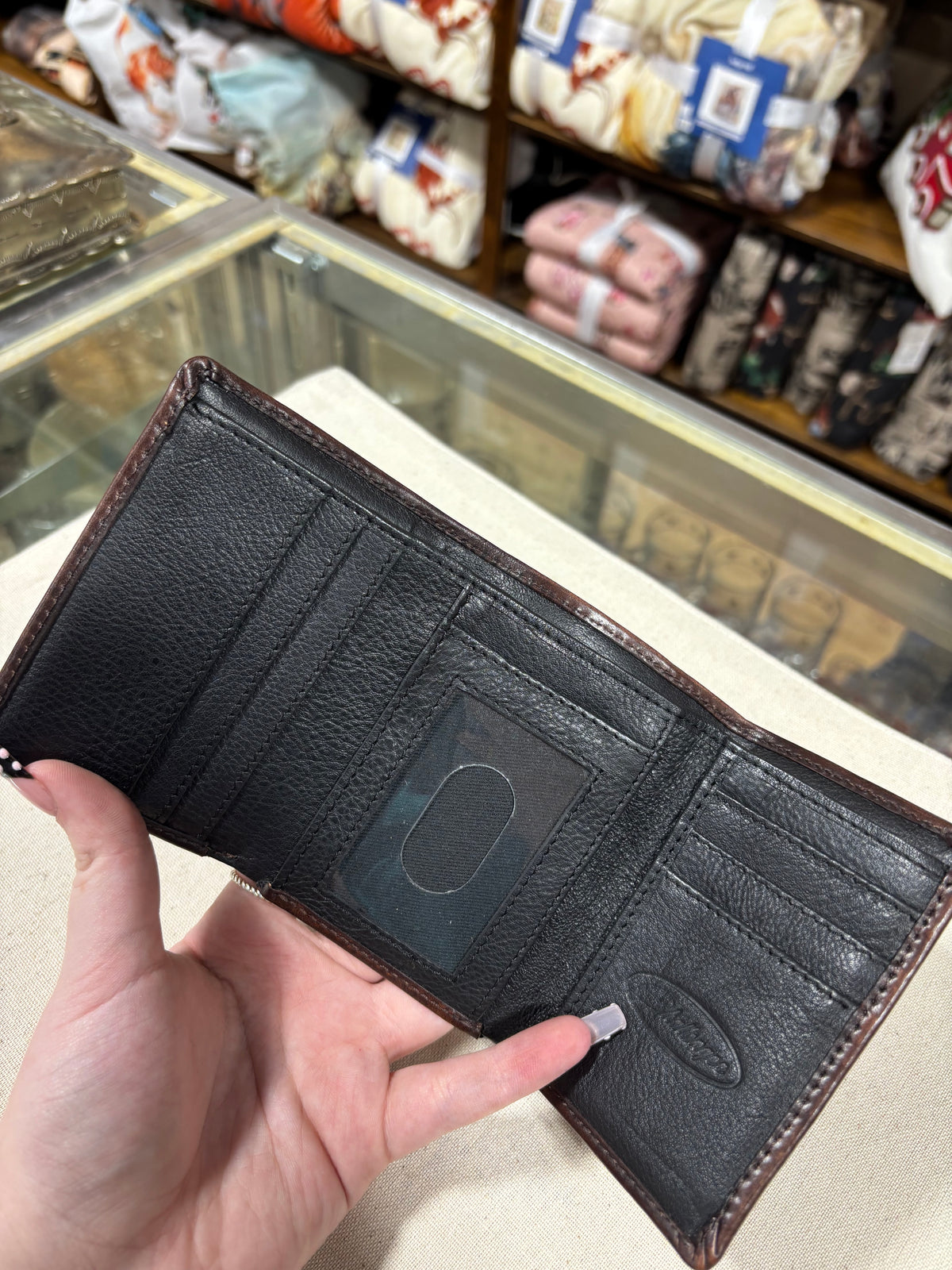 Challenger Praying Cowboy Leather Wallets