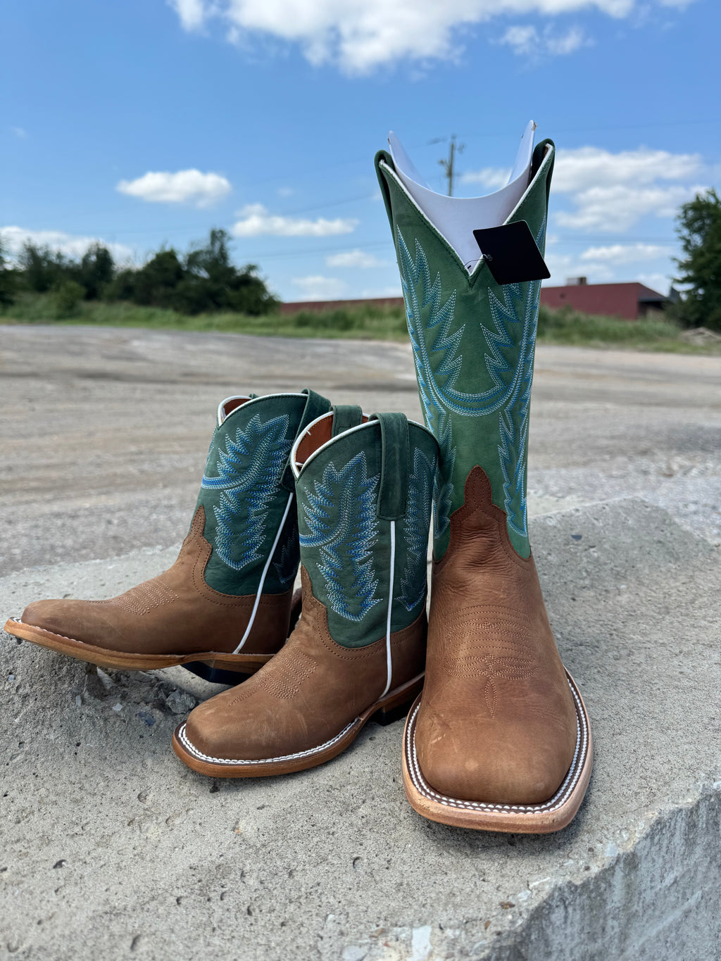 Kids Green Up Boots (HPK8078)