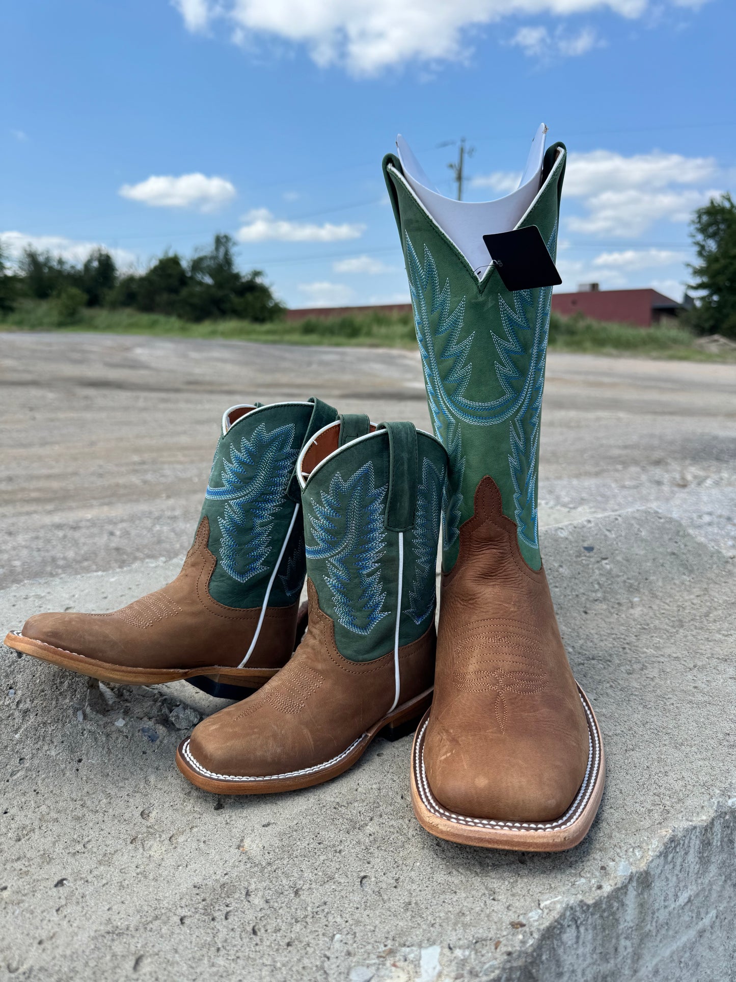 Kids Green Up Boots (HPK8078)