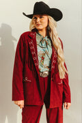 Wine Roping Cowboy Blazer