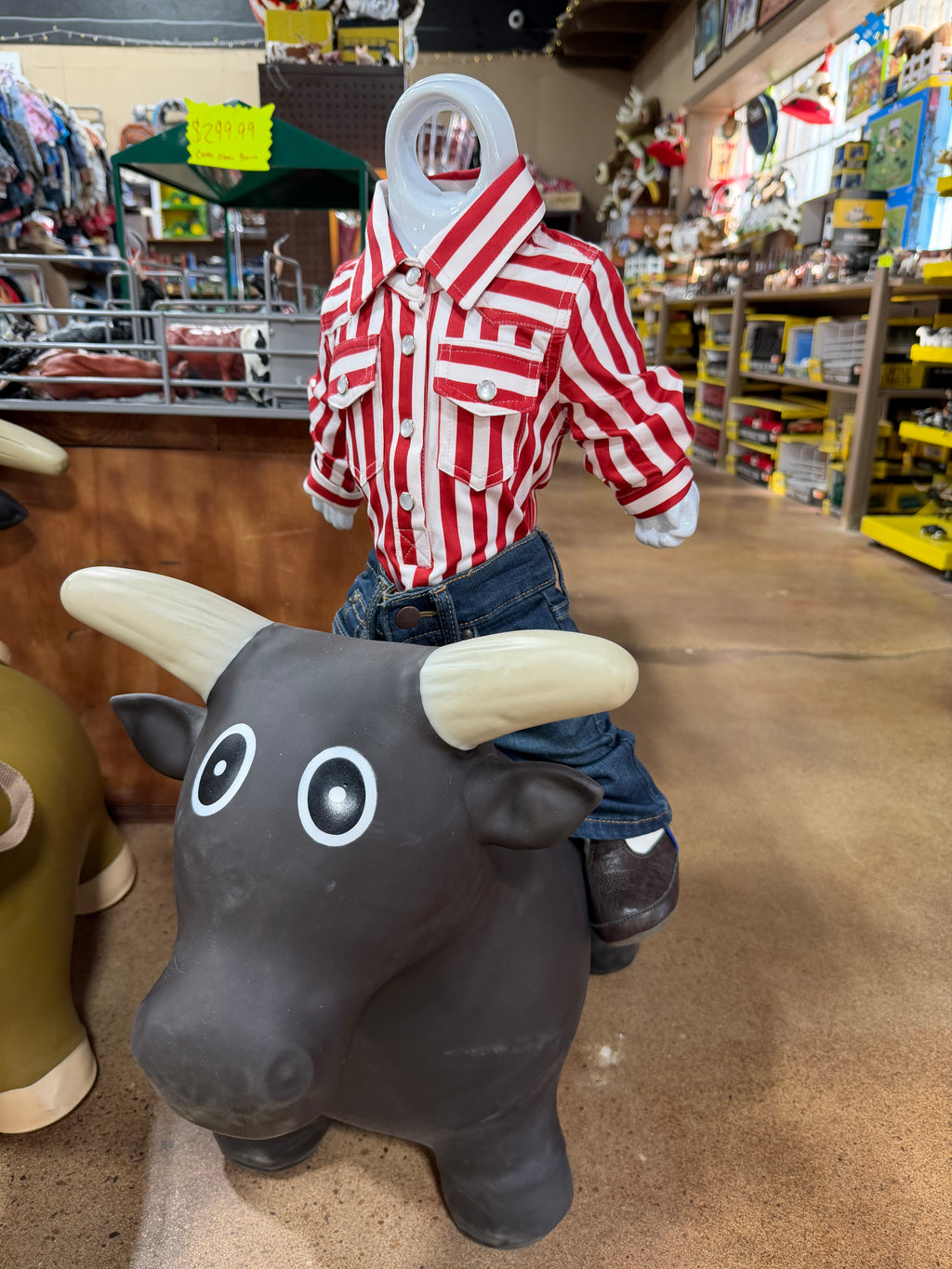 Infant Red & White Stripe Onesie