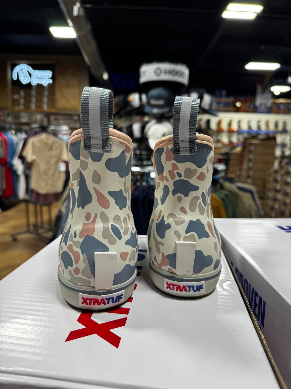 Women’s Ivory Duck Camo Ankle Boot (XWAB4DC)