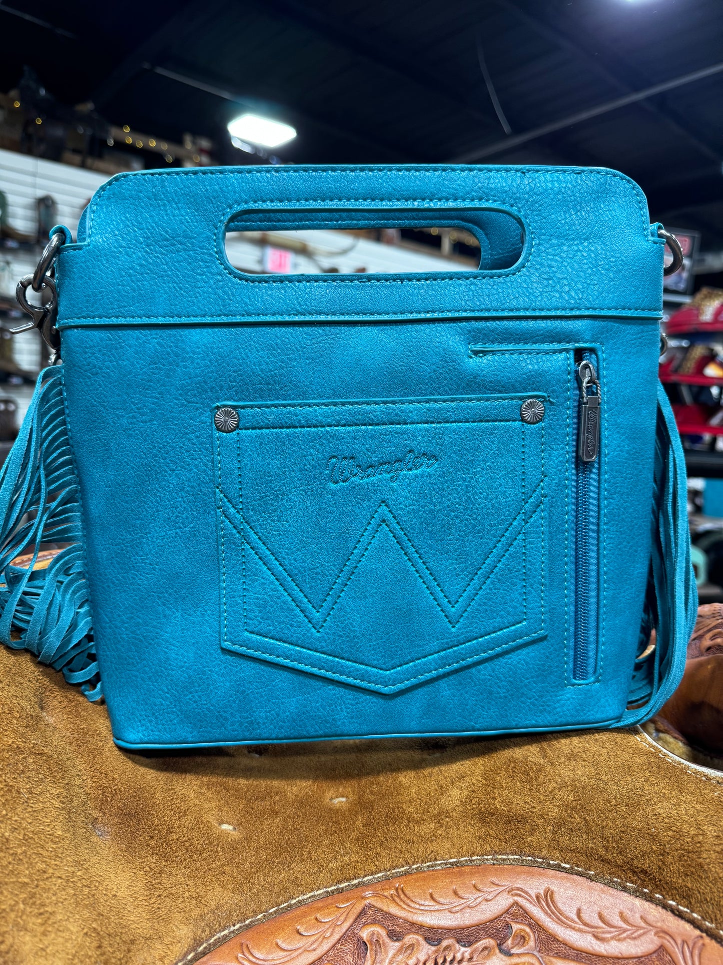 Wrangler Boot Stitch Purse