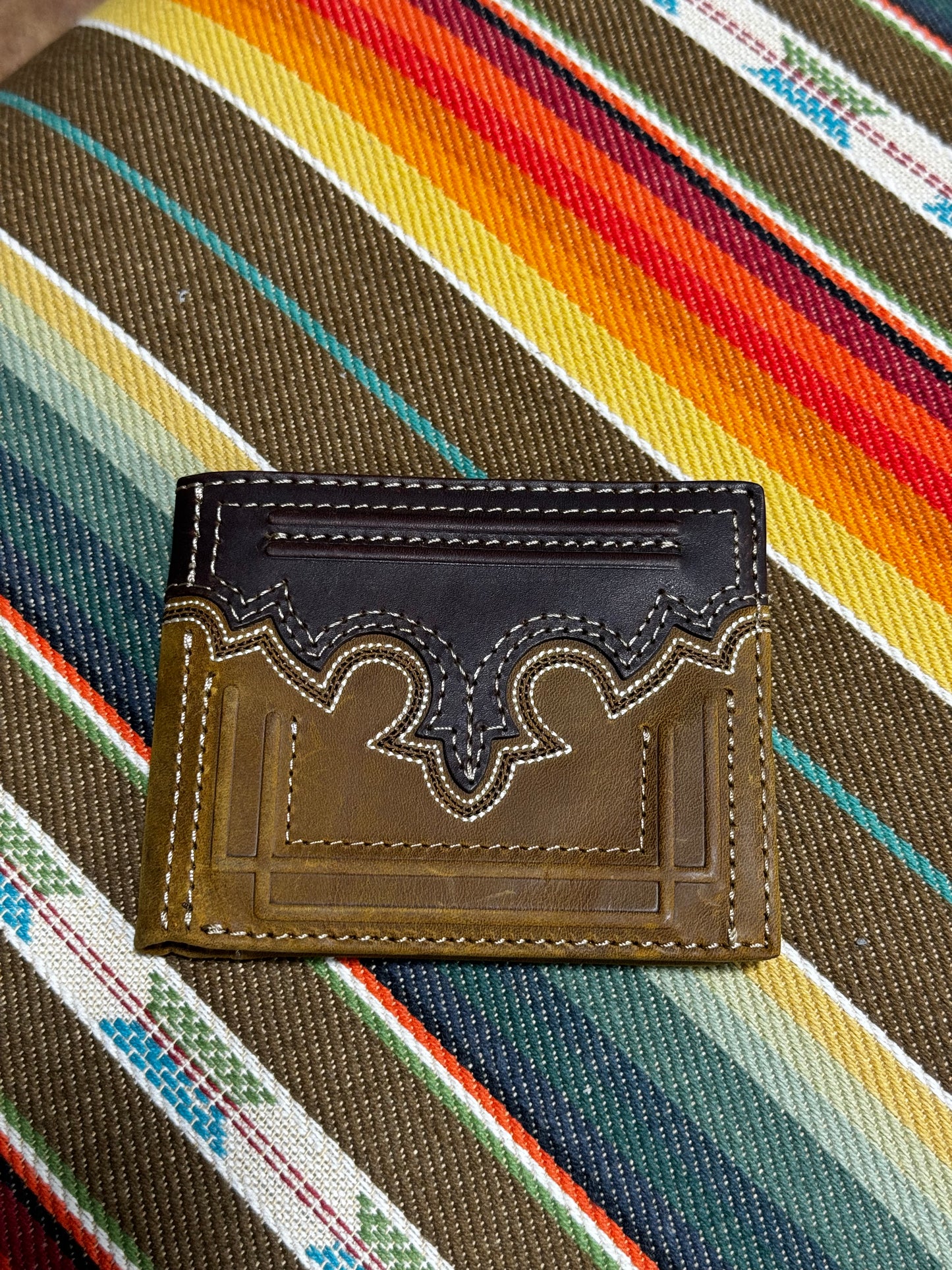 Tony Lama Boot Stitch Bifold Wallet (38w1)