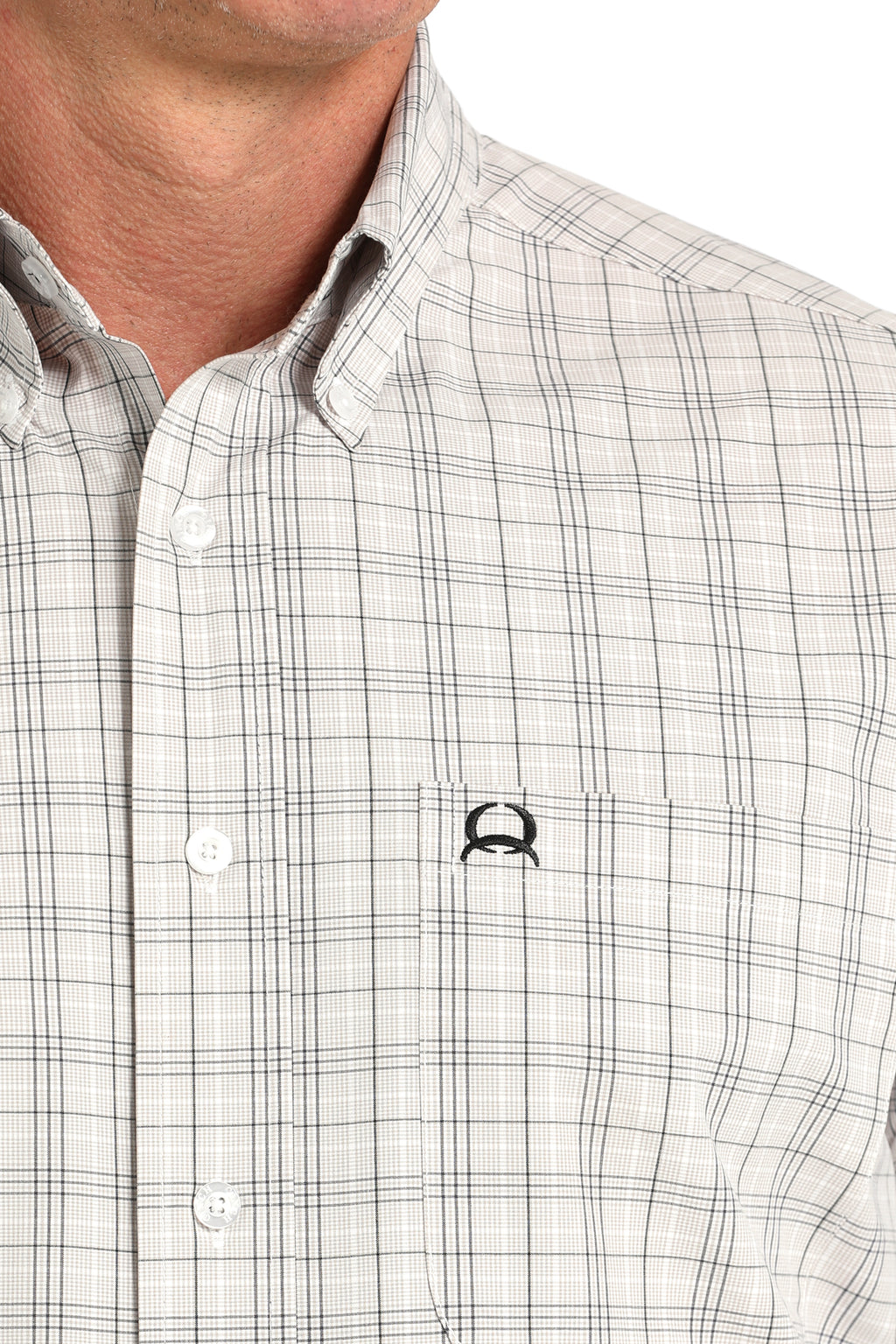 Arenaflex White Plaid Shirt