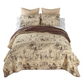 Donna Sharp Cowboy Cotton Quilted Bedding Set: Twin & Single