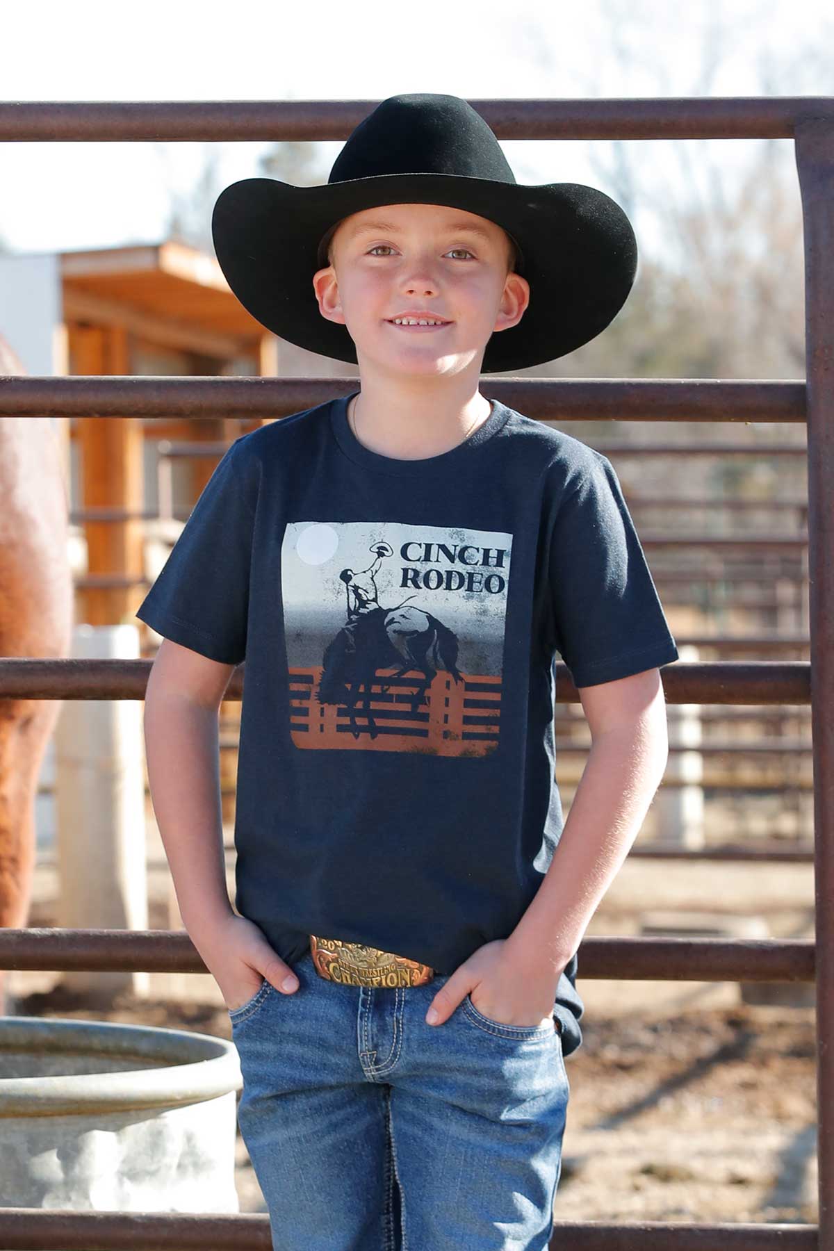 Boys Cinch Rodeo Tee (0154)