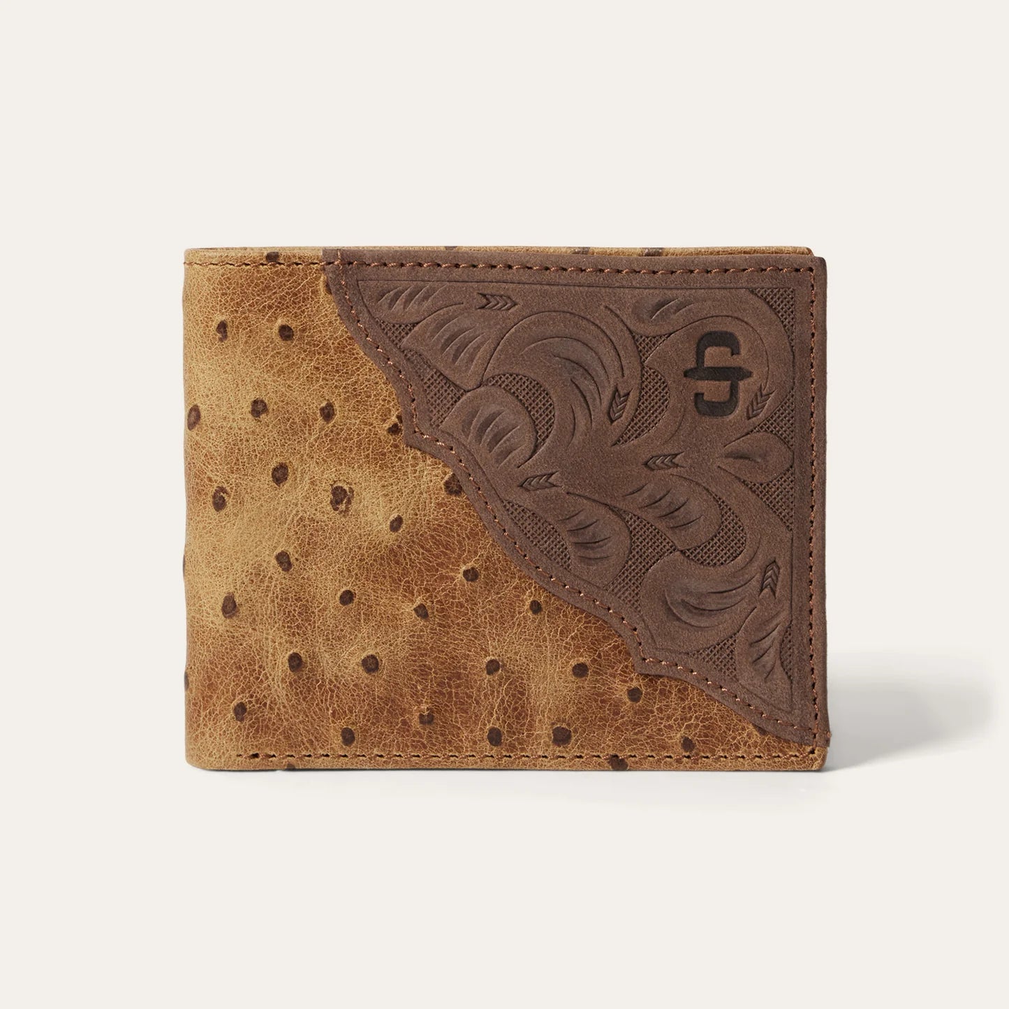 Tooled Embossed Croco Bifold Wallet