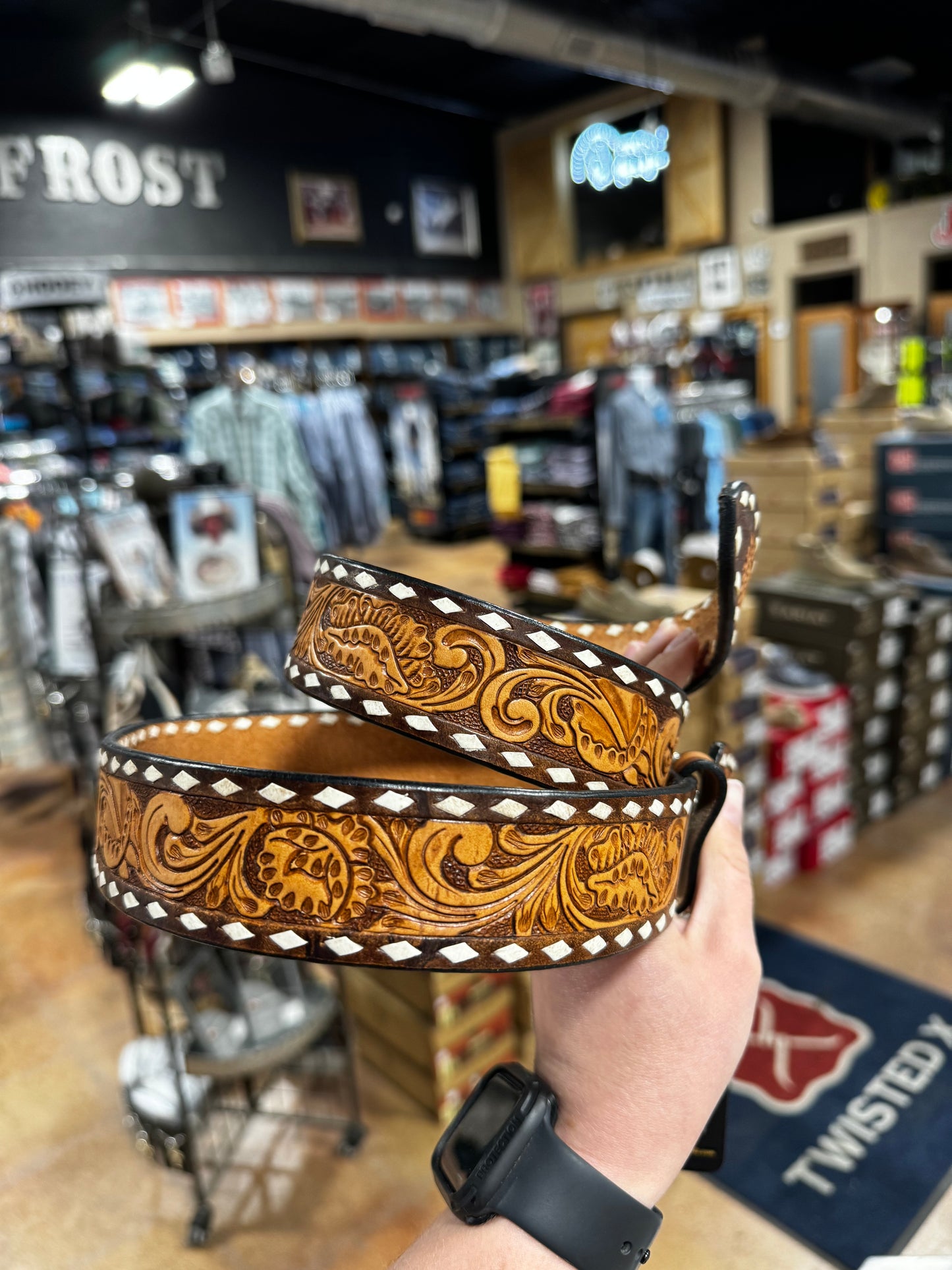 American Darling Tooled Belt (ADBLF181)