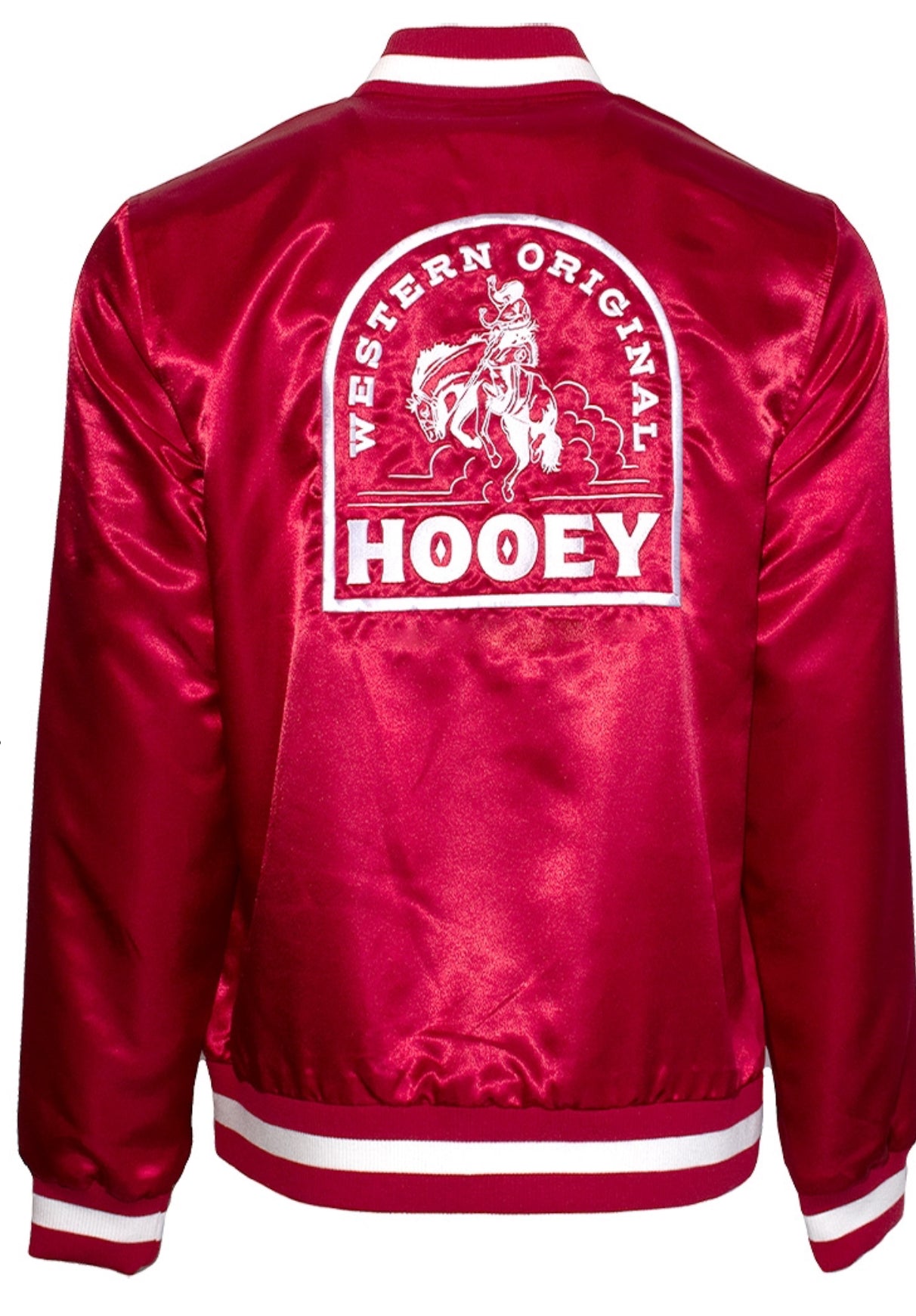 Hooey Red/White Bomber Jacket