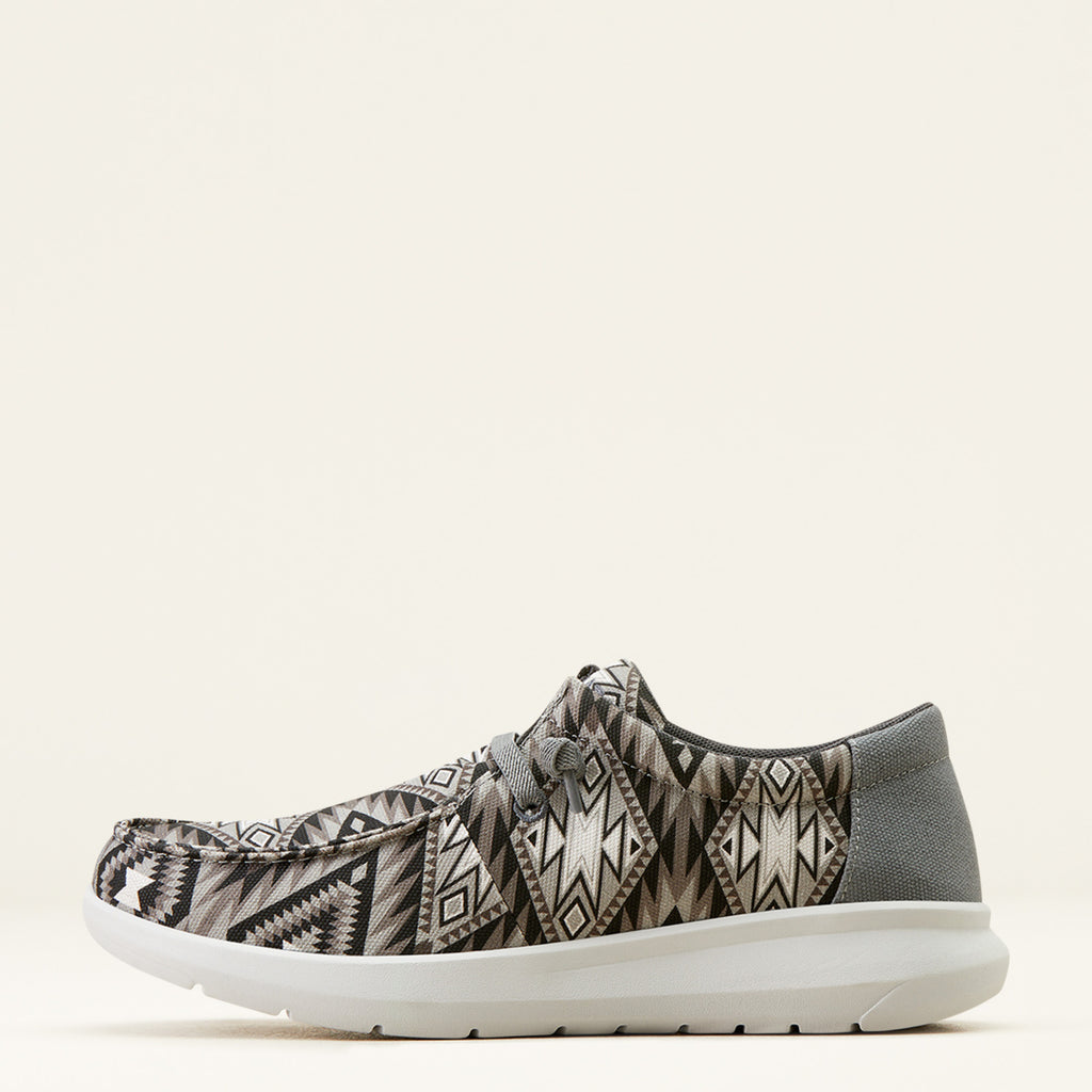 Ariat Men’s Hilo Grey Southwestern Shoes (0946)