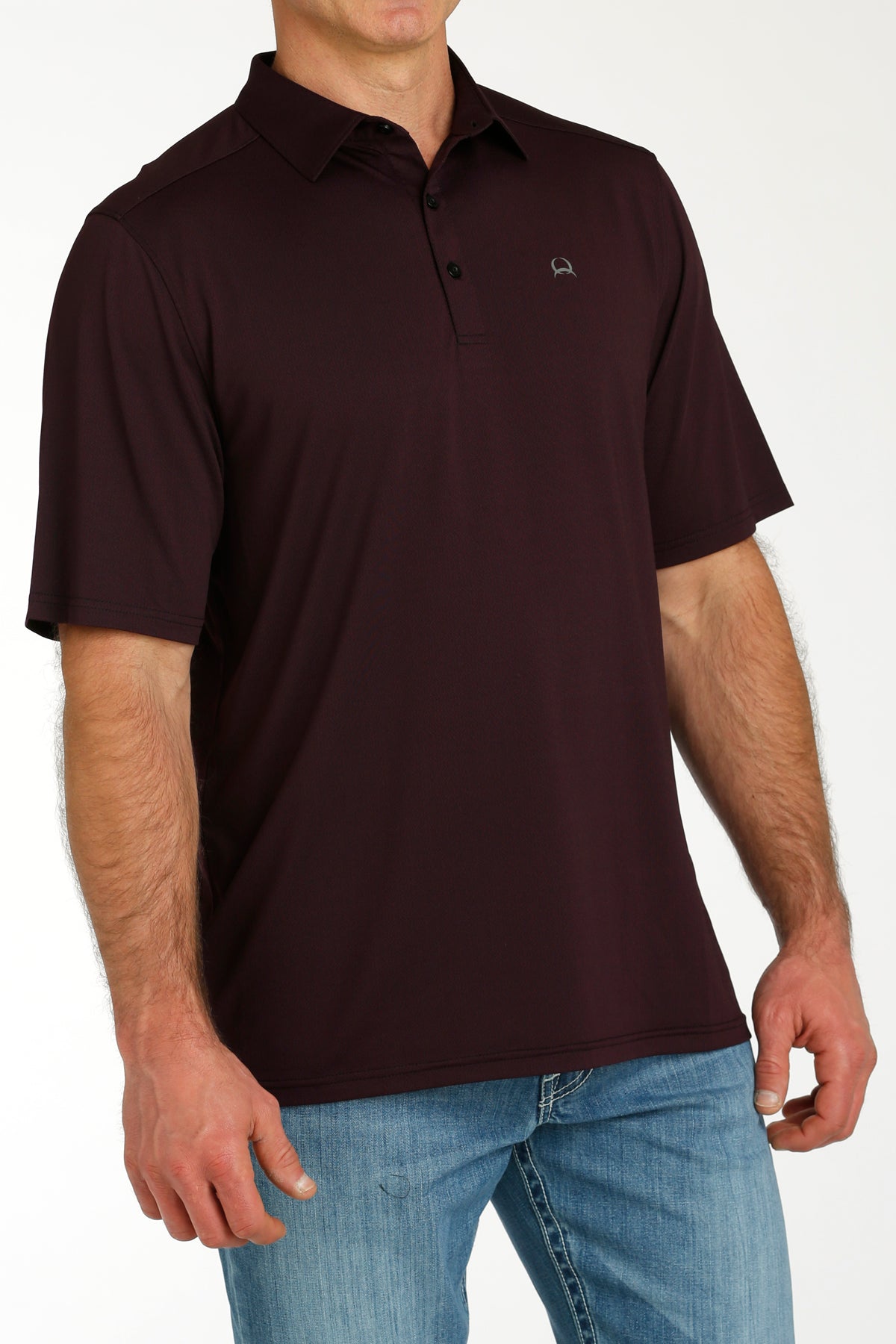 Cinch Men’s Purple Polo (3038)