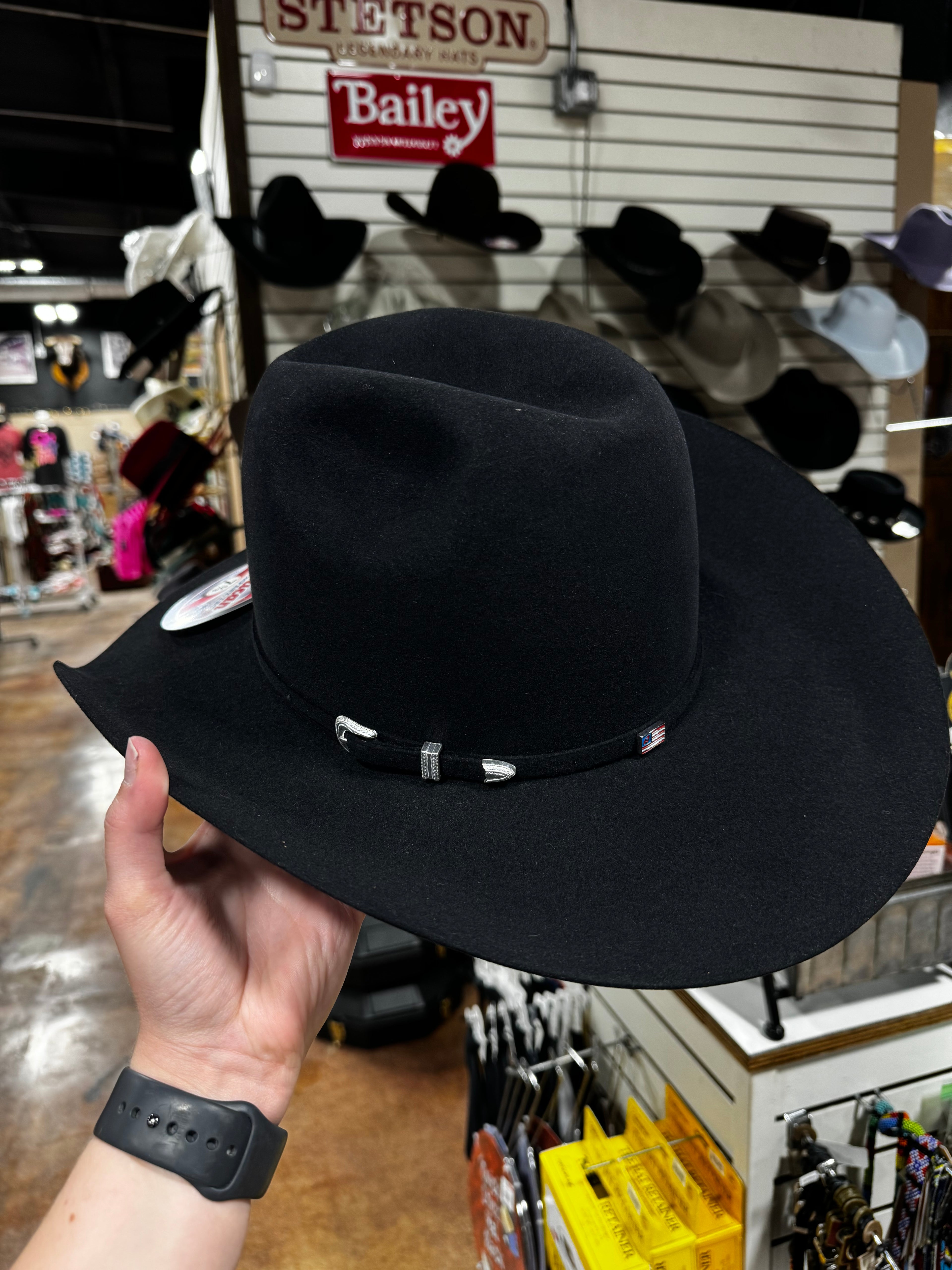 American Black 7X Felt Hat