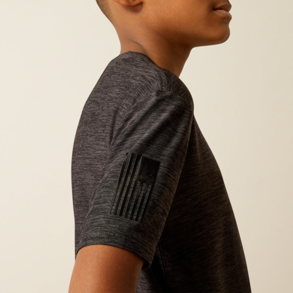 Boys AriatTEK Black Tee