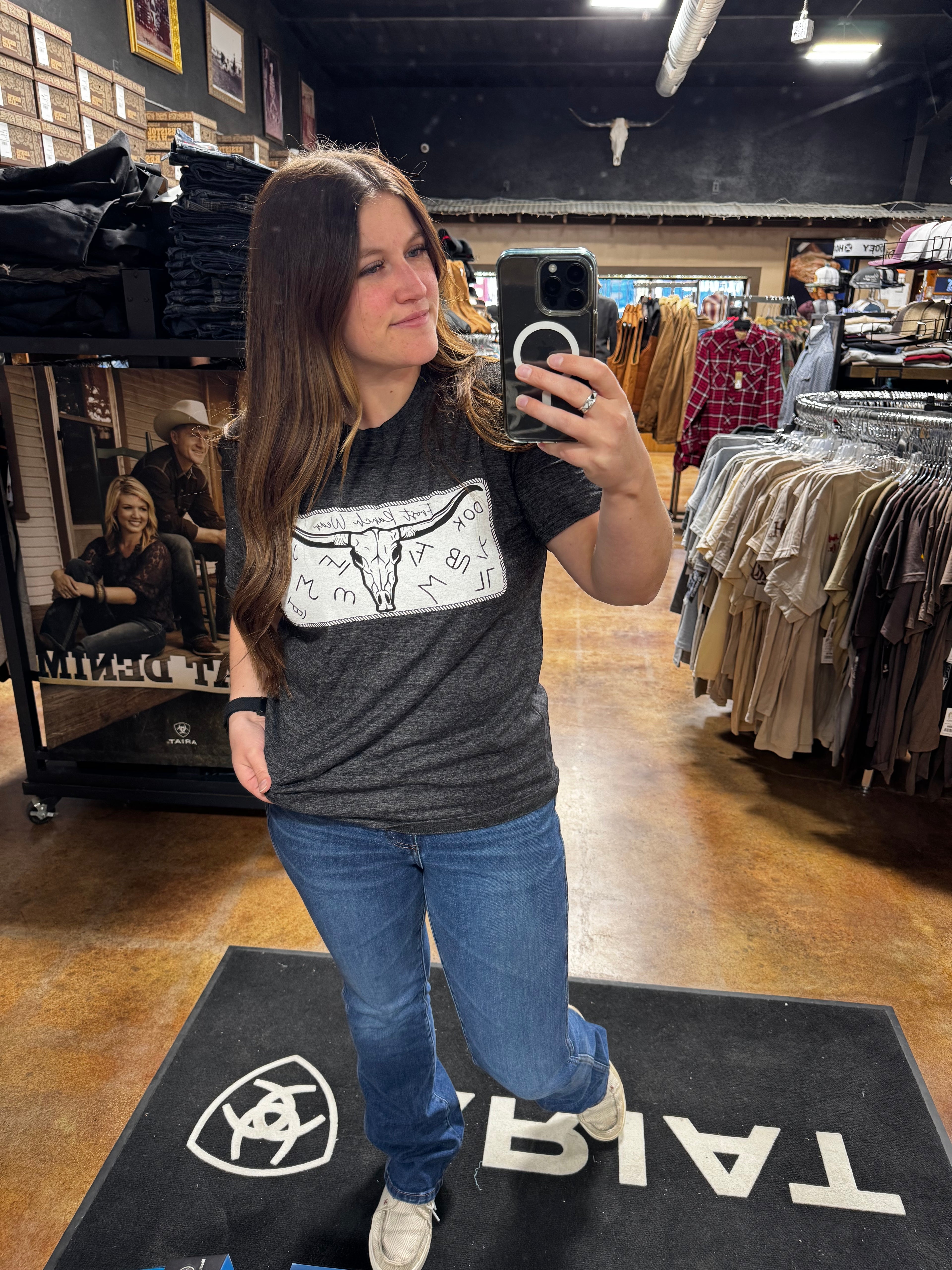 Frost Ranch Wear Longhorn Tee