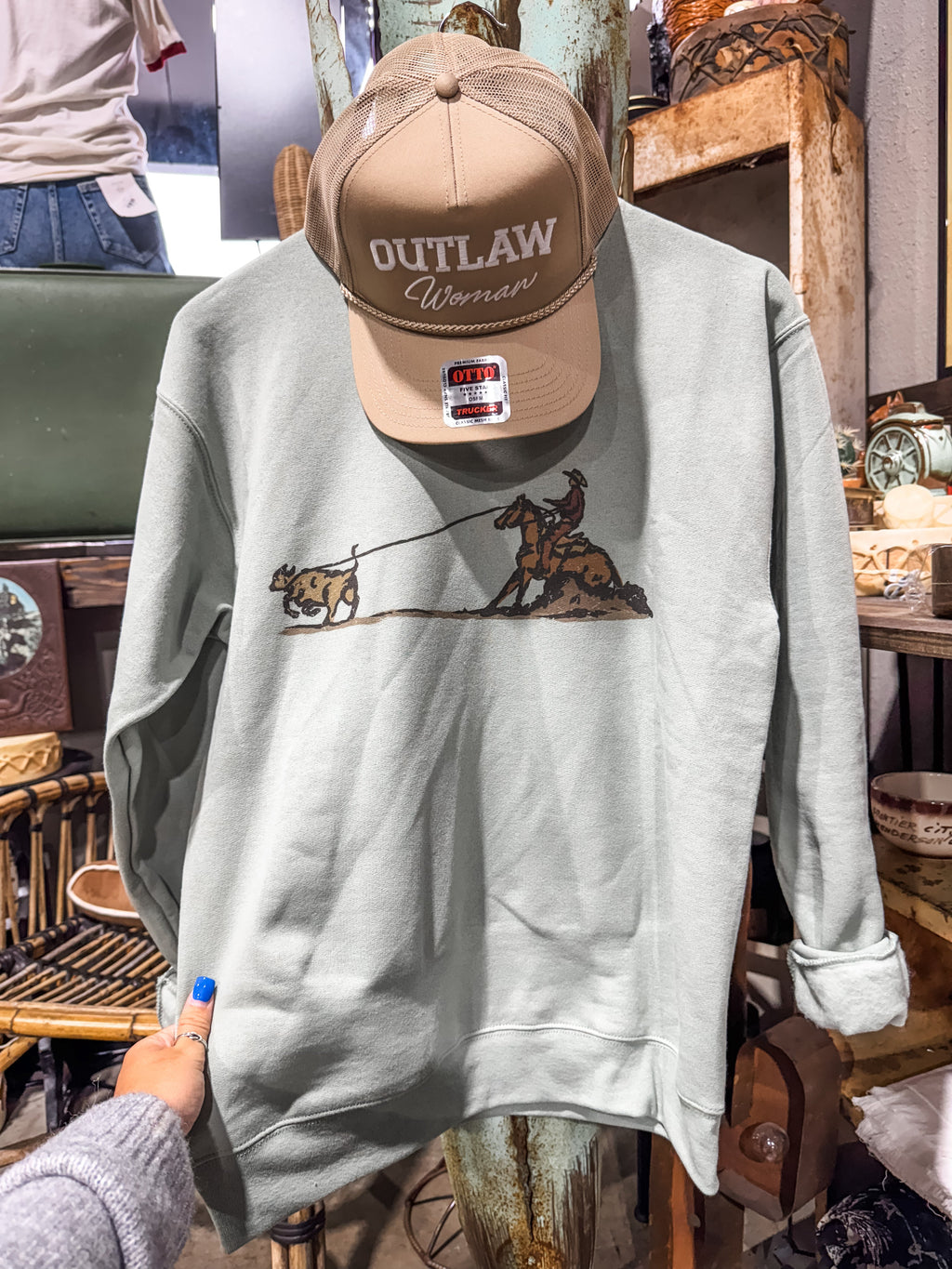 Fall Ranch Roper Sweatshirt