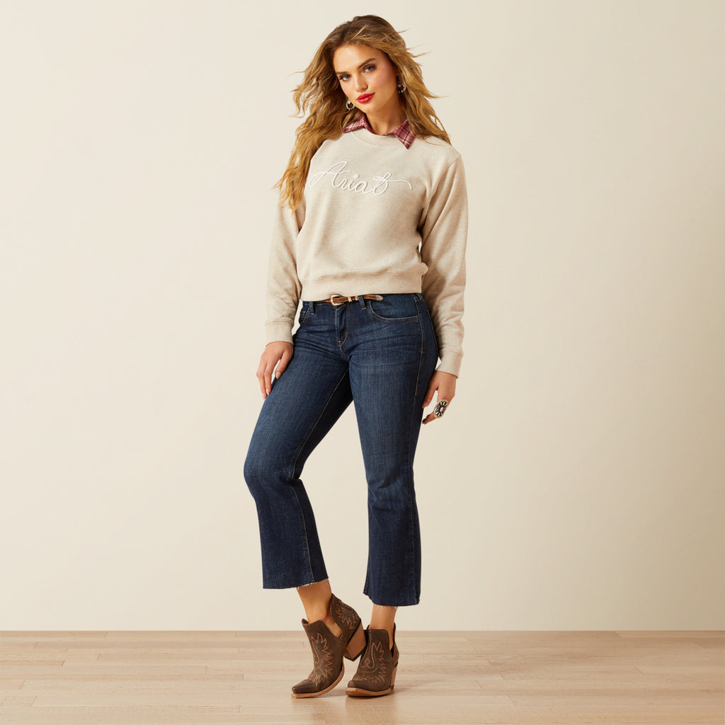 Women’s Ariat Cream Sweatshirt (2736)