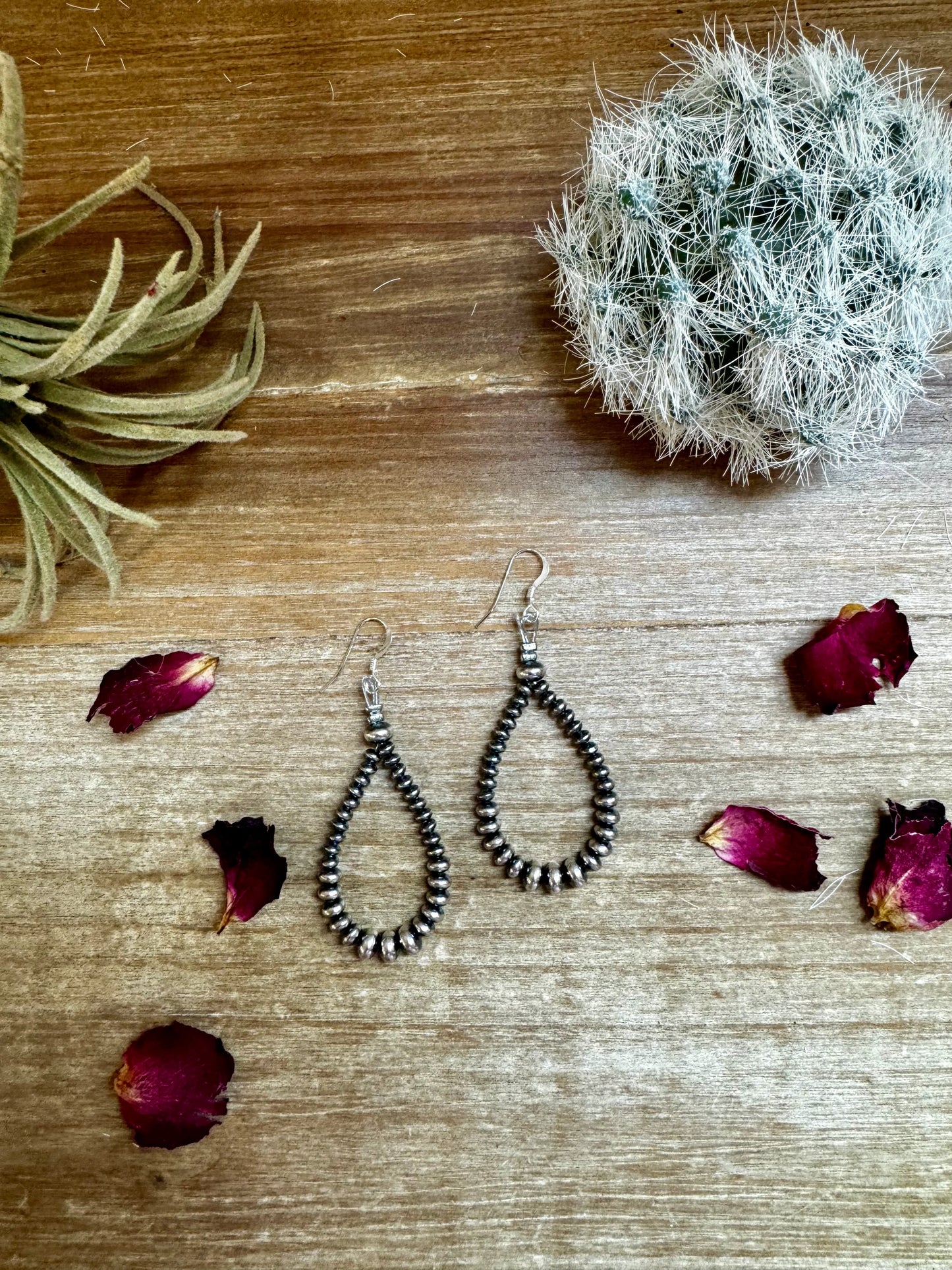 Teardrop Sterling Silver Earrings