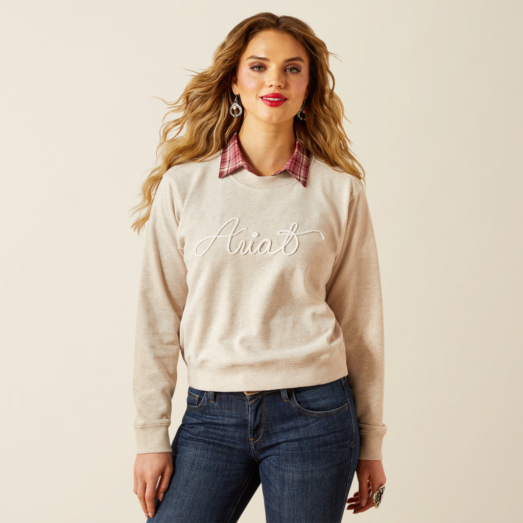 Women’s Ariat Cream Sweatshirt (2736)