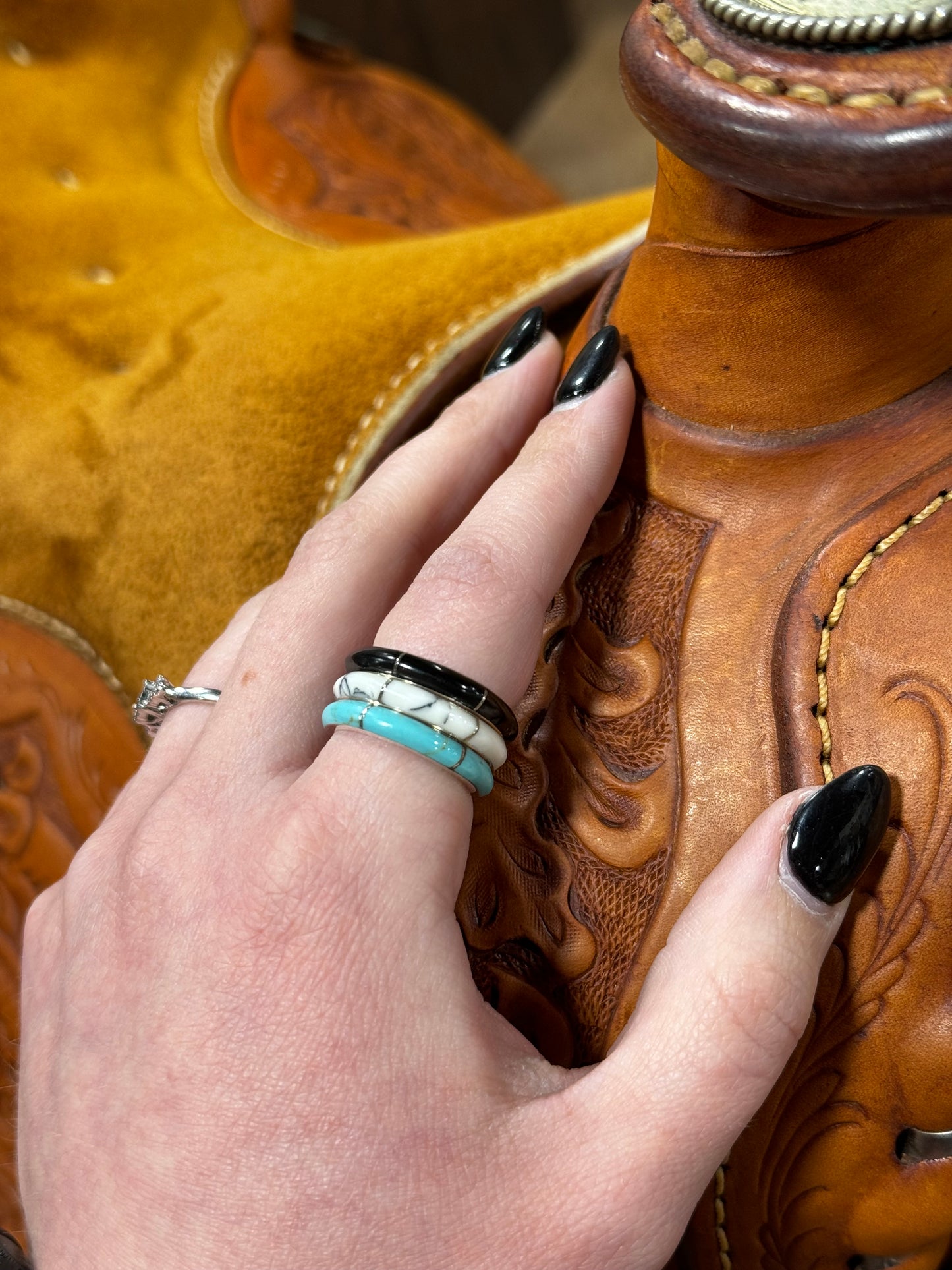 Turquoise Stacker Rings