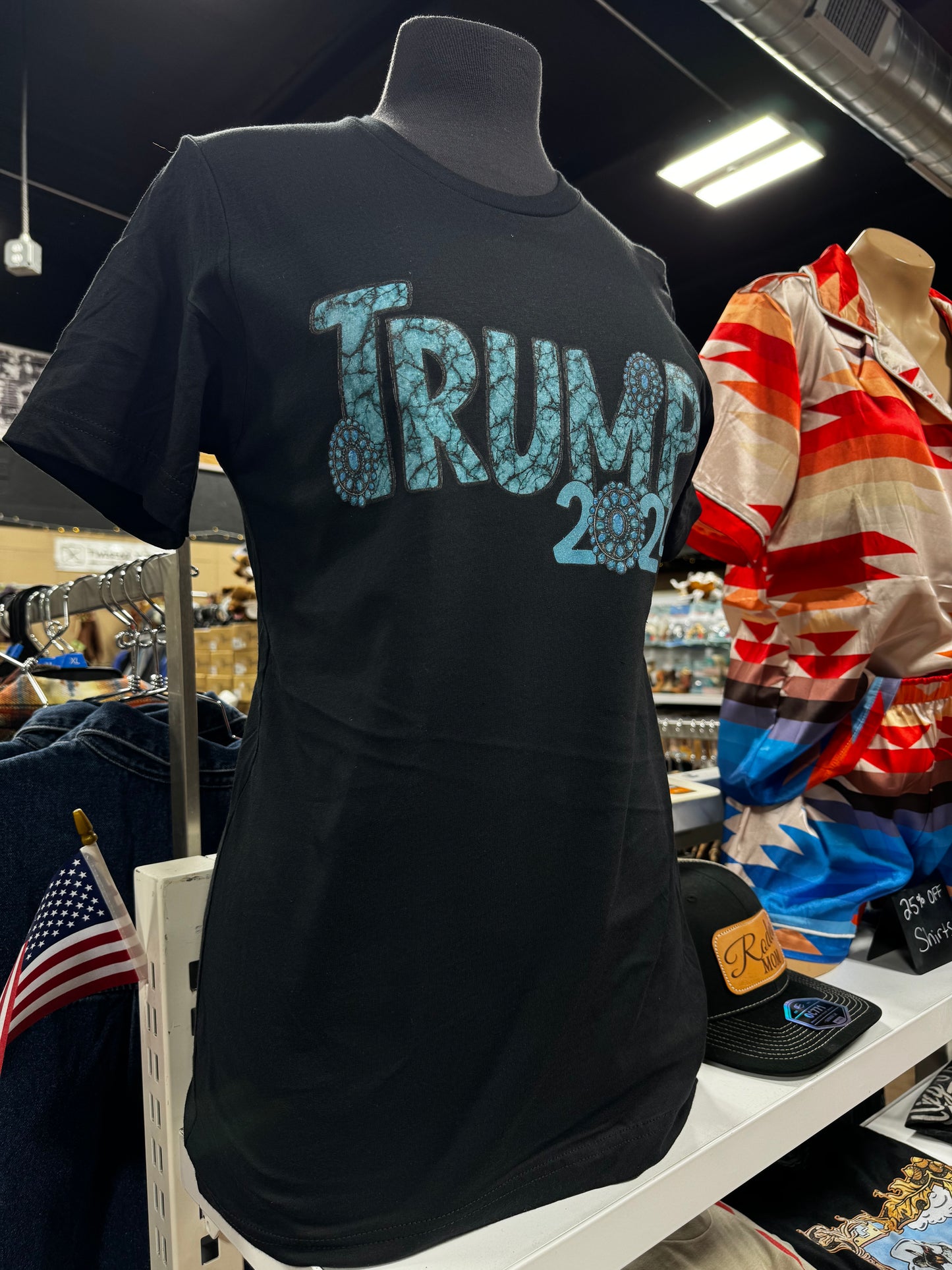 Turquoise Trump Tee