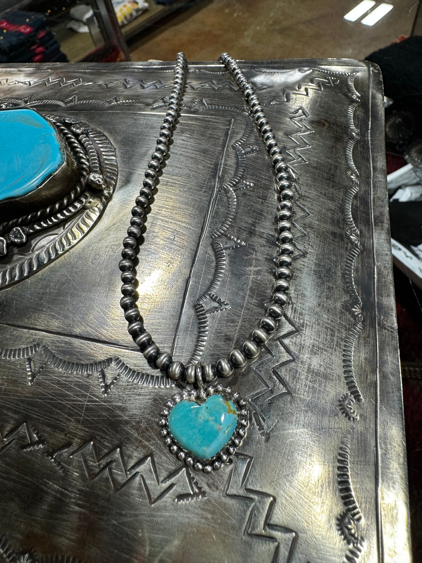 Turquoise Heart Necklace