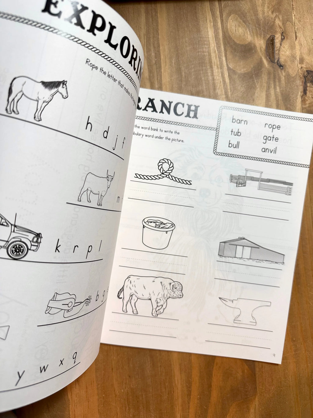 Cowboy Tom: Workbook One