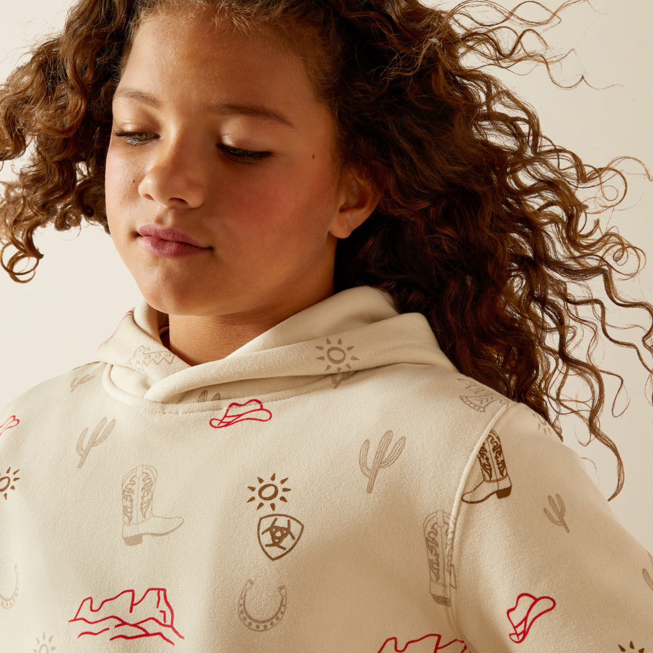Ariat Girl’s Stamped Hoodie (2845)